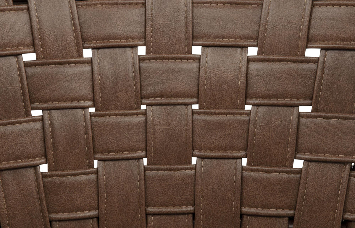 Tallis Woven Leatherette Back Counter Chairs Brown Set of 2 — product image 10
