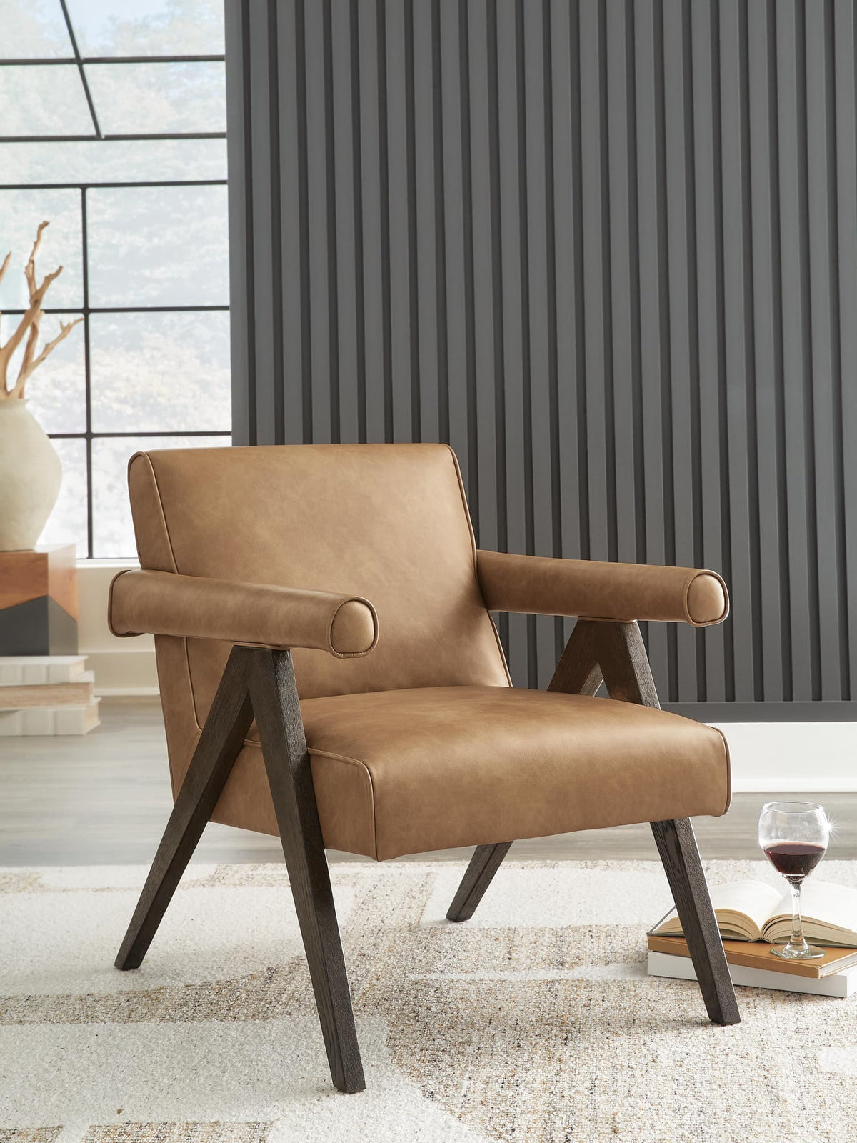 Goda Caramel Accent Chair — product view