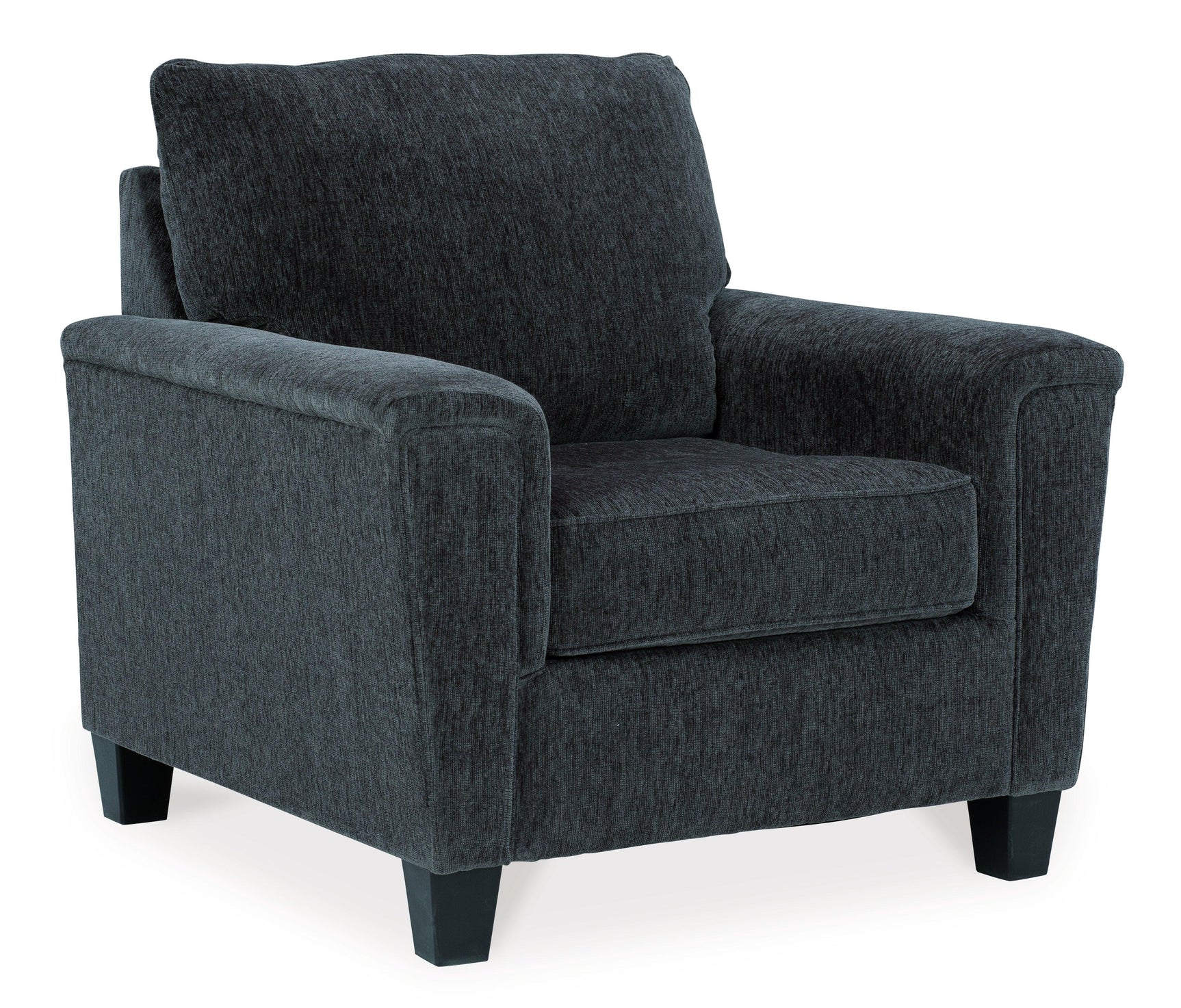 Abinger Smoke Chair And Ottoman - Ella Furniture