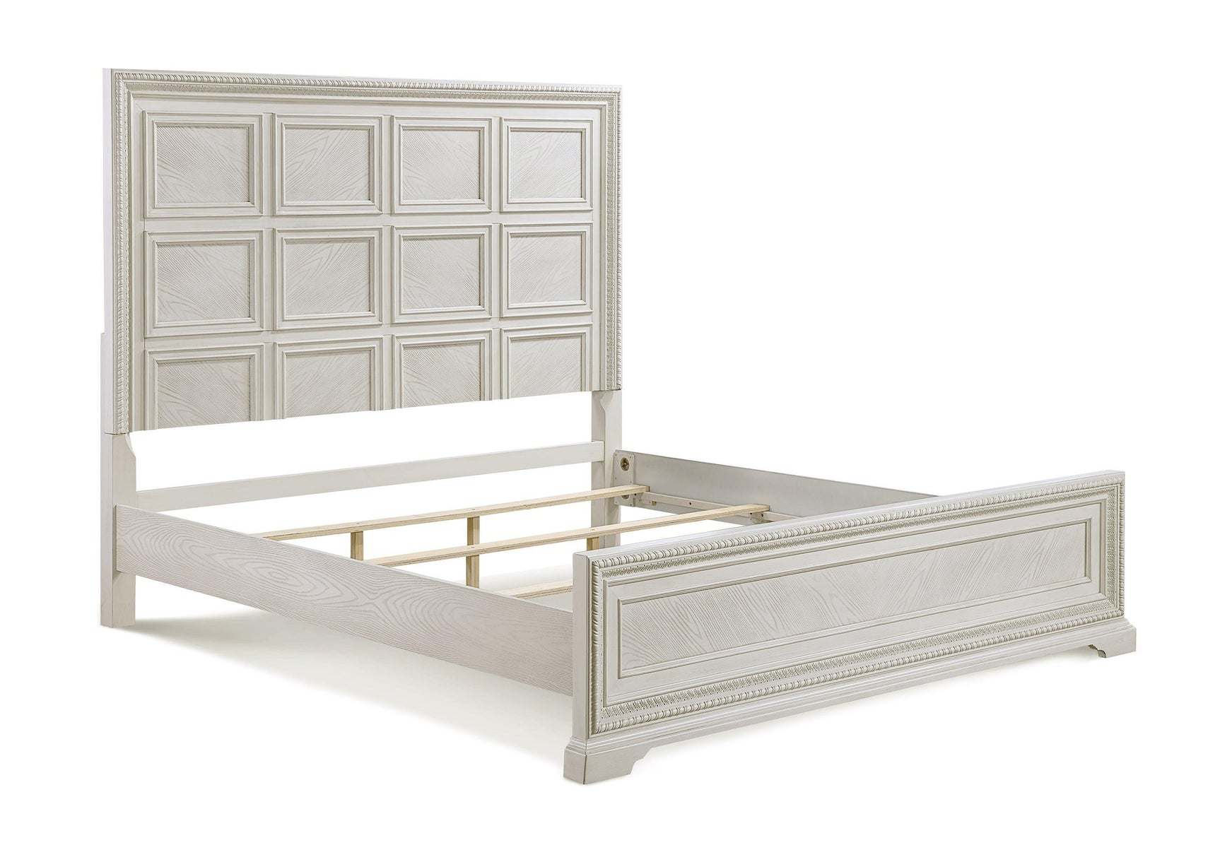 Alexandria Cream Modern Contemporary Solid Wood Bedroom Set - Ella Furniture