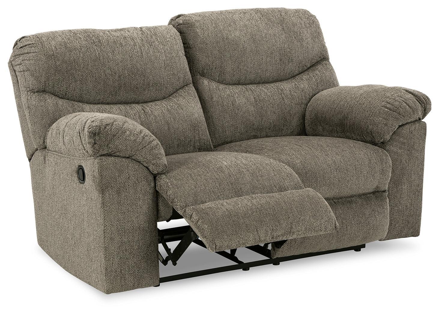 Alphons Putty Sofa, Loveseat And Recliner - Ella Furniture