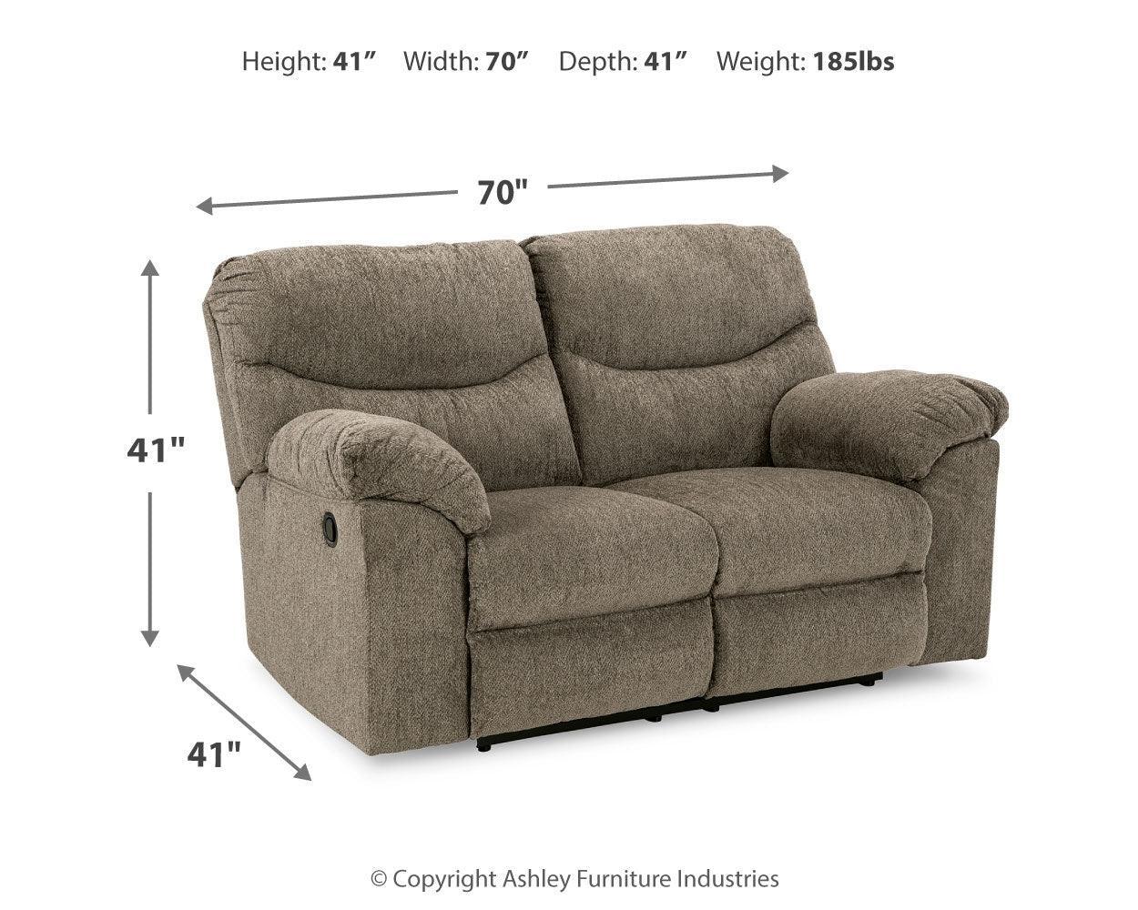 Alphons Putty Sofa, Loveseat And Recliner - Ella Furniture