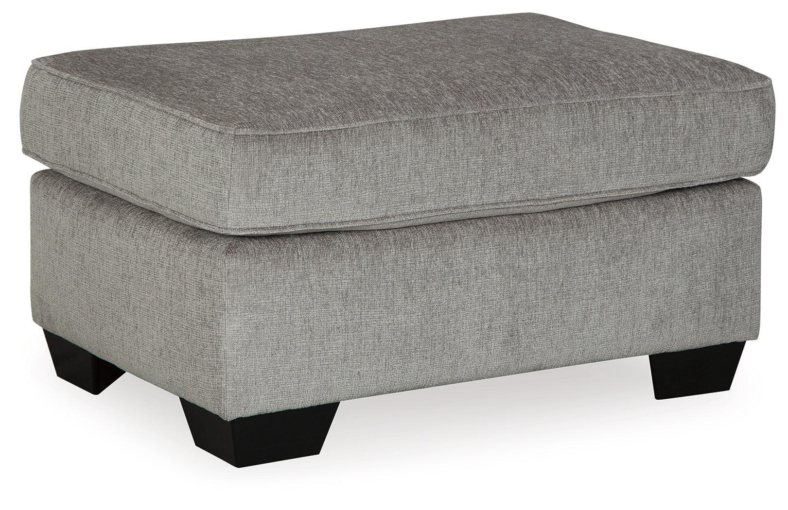 Altari Alloy Sofa, Loveseat, Chair And Ottoman - Ella Furniture