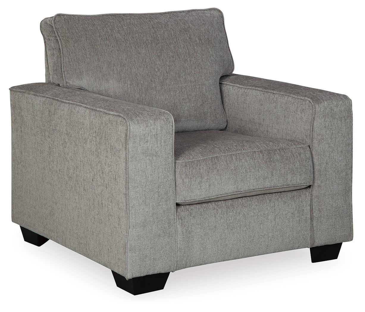 Altari Alloy Sofa, Loveseat, Chair And Ottoman - Ella Furniture