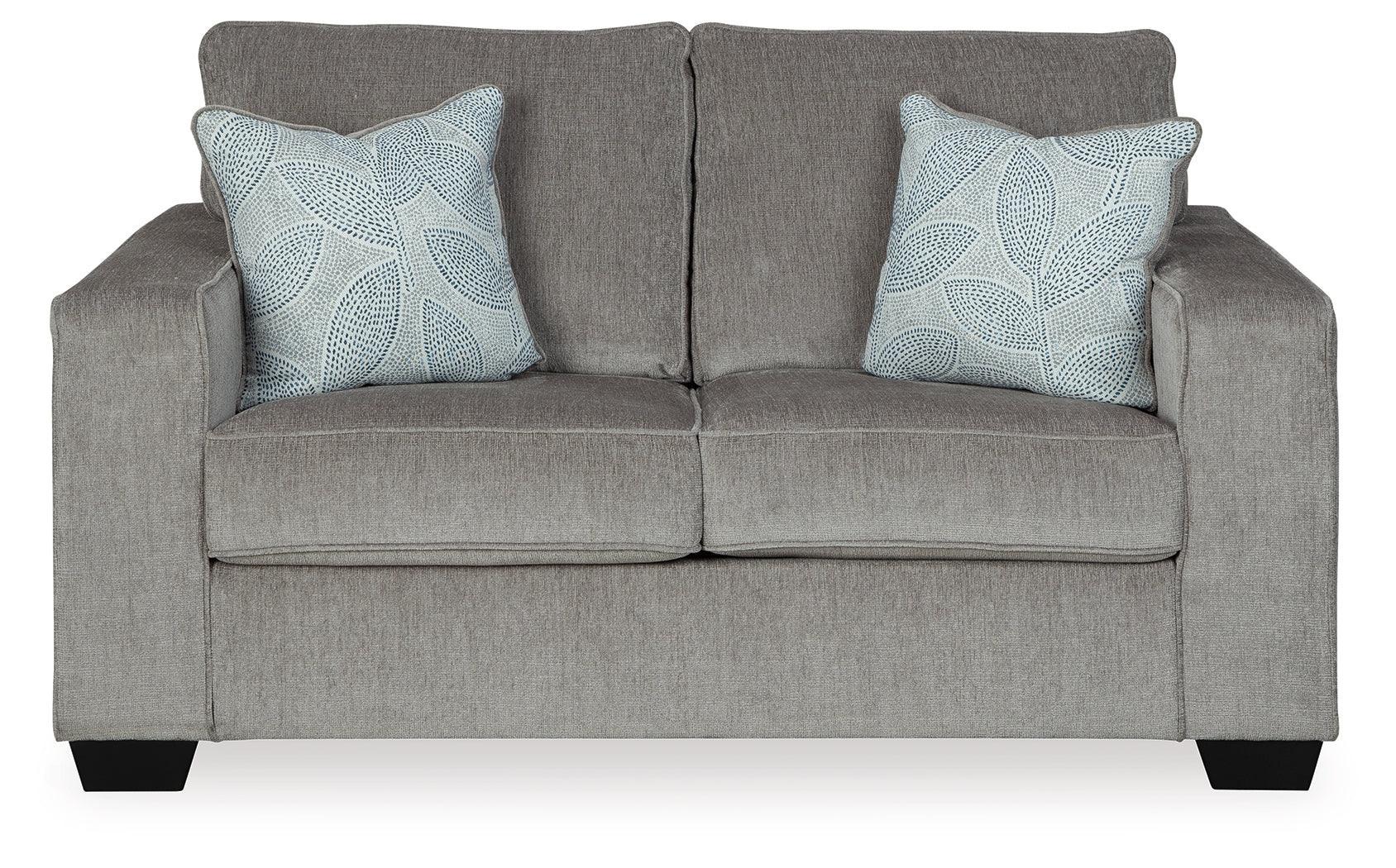 Altari Alloy Sofa, Loveseat, Chair And Ottoman - Ella Furniture