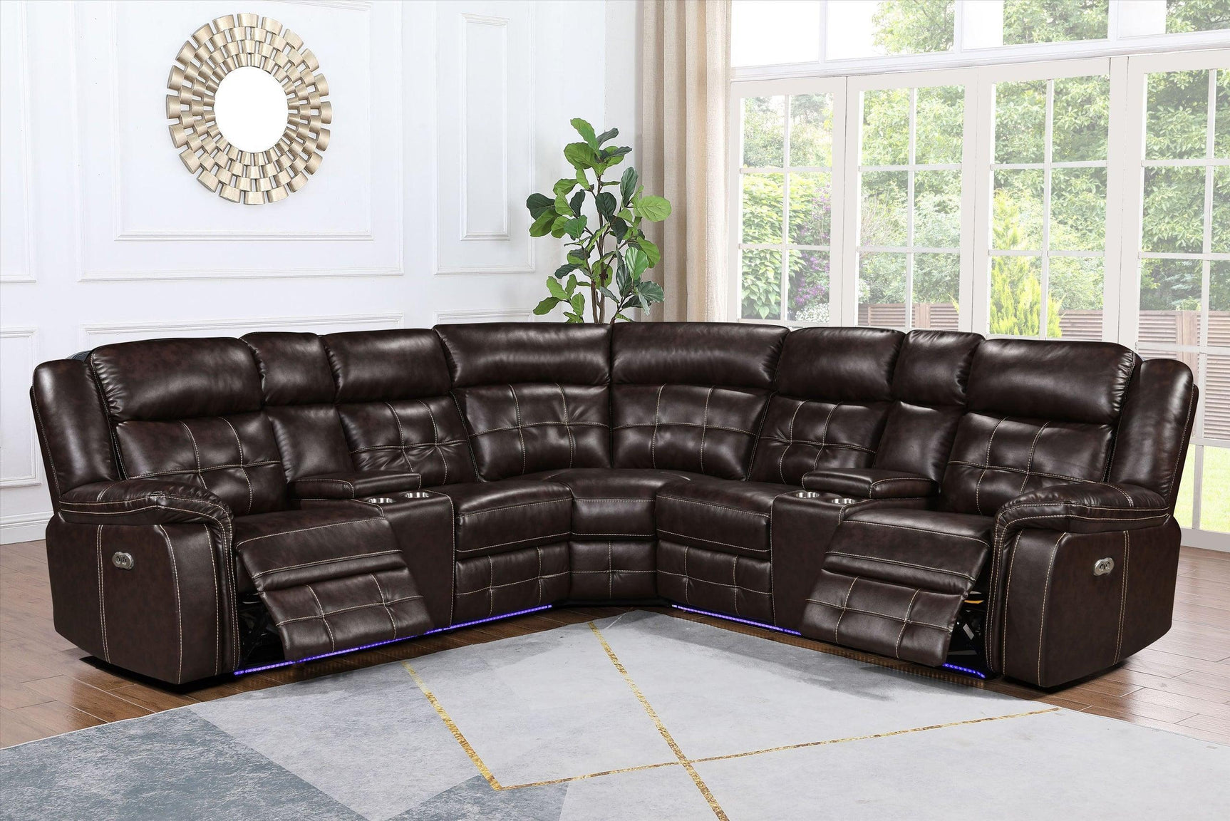 Amazon2025 Power Reclining Sectional - Ella Furniture