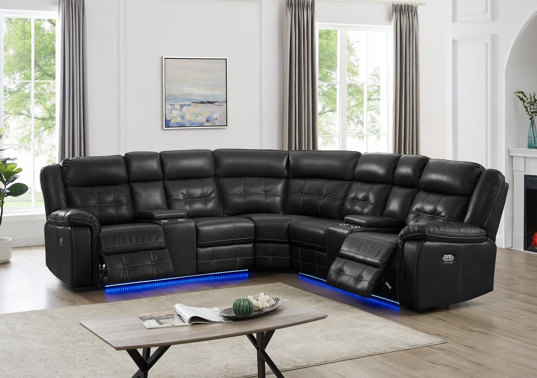 Amazon2026 Power Reclining Sectional - Ella Furniture