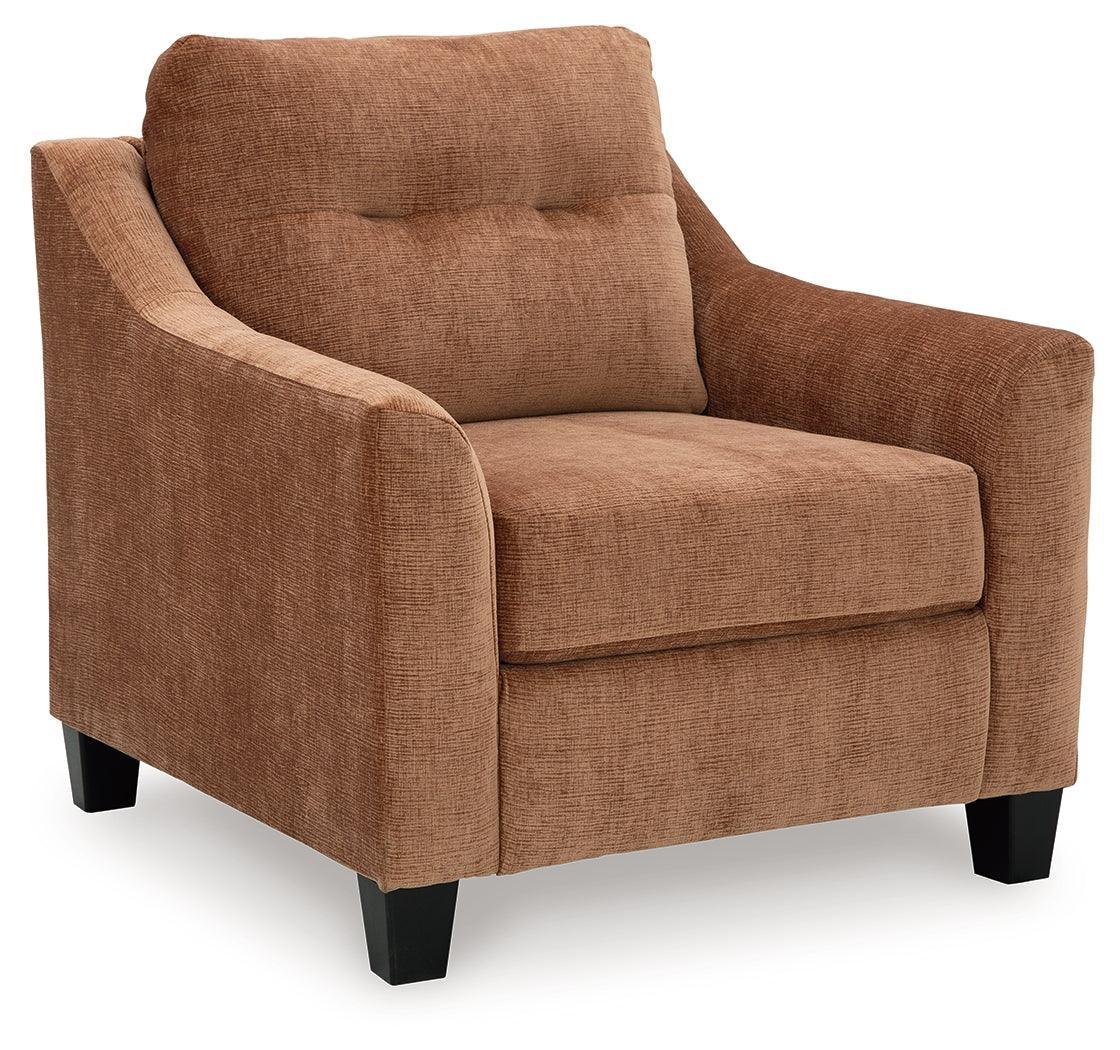 Amity Bay Clay Chenille Chair - Ella Furniture