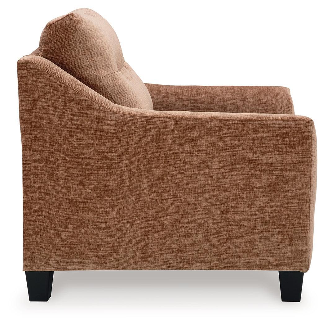 Amity Bay Clay Chenille Chair - Ella Furniture