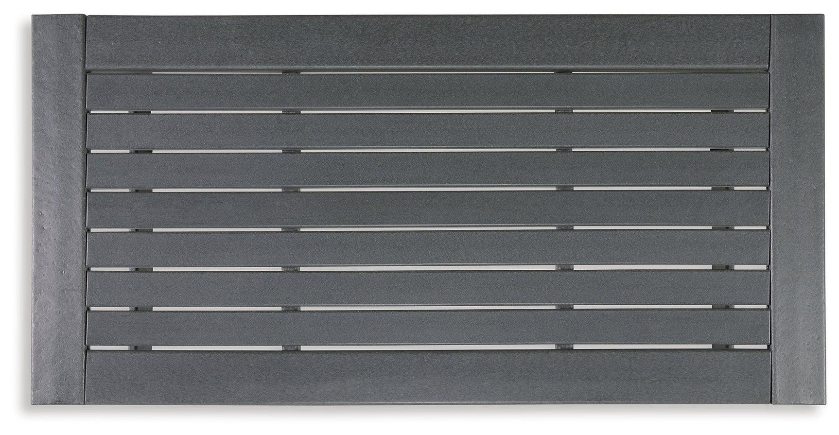 Amora Charcoal Gray Outdoor Coffee Table With 2 End Tables - Ella Furniture