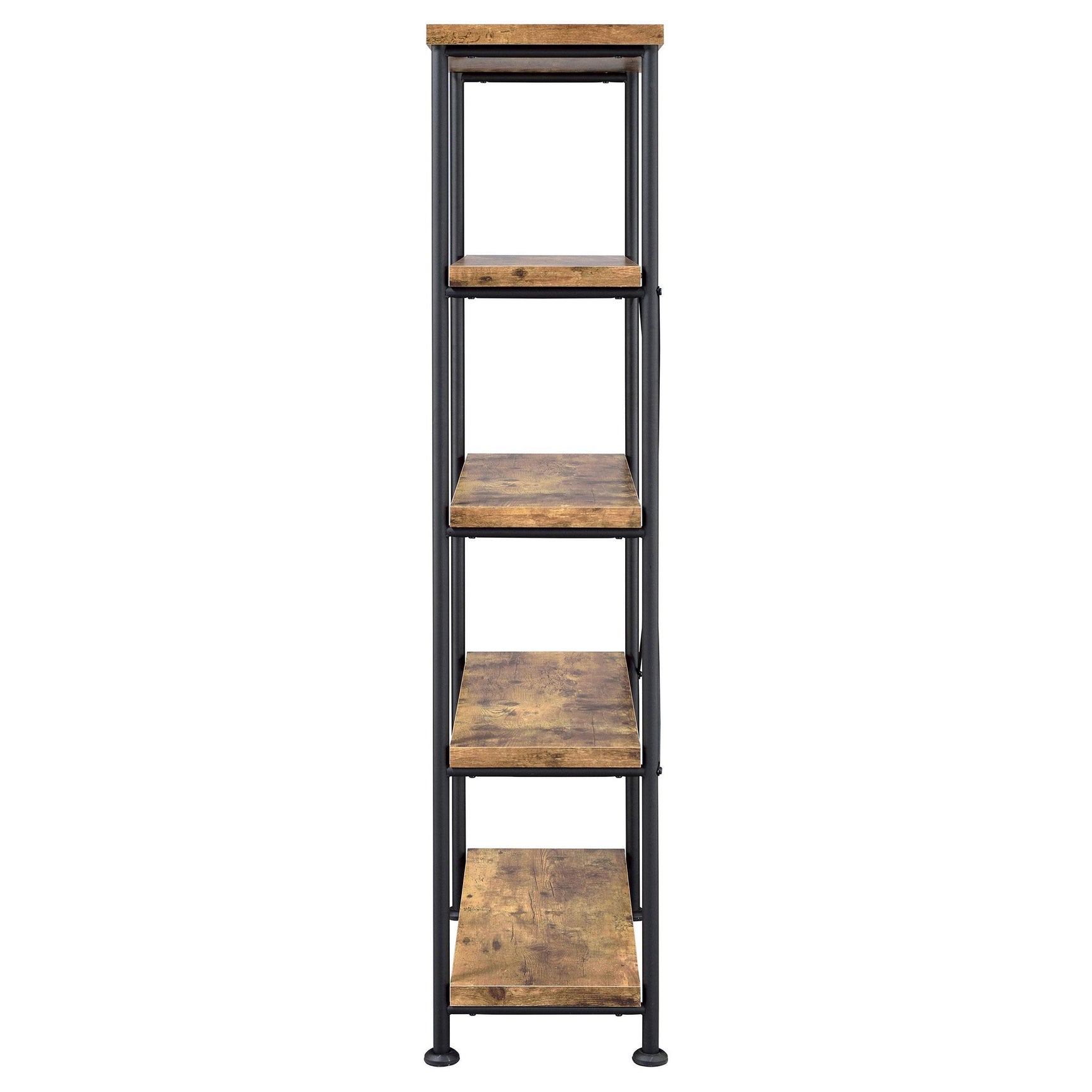 ANALIESE COLLECTION Analiese 2-piece 3-drawer Writing Desk Set Antique Nutmeg and Black 801541-S2 - Ella Furniture