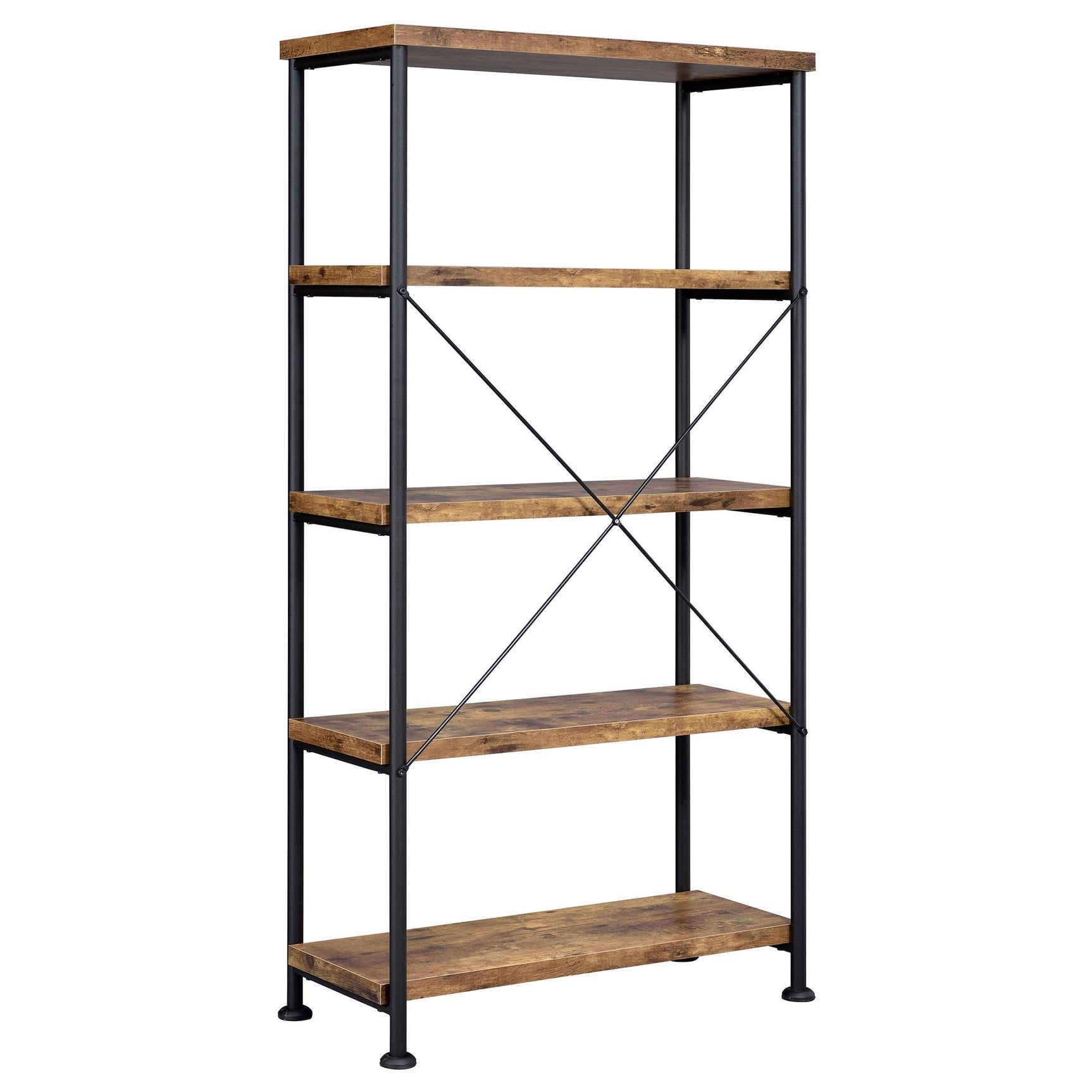 ANALIESE COLLECTION Analiese 2-piece 3-drawer Writing Desk Set Antique Nutmeg and Black 801541-S2 - Ella Furniture
