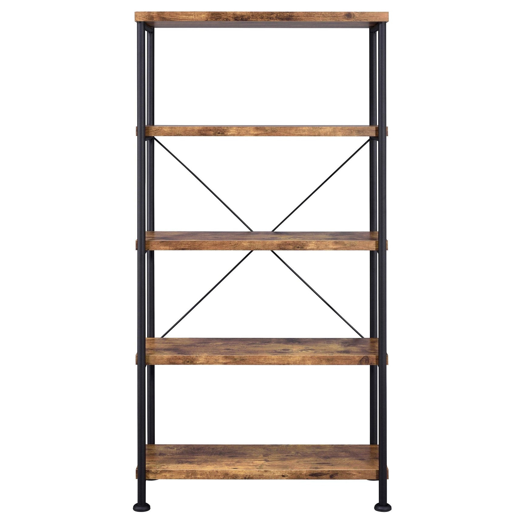 ANALIESE COLLECTION Analiese 2-piece 3-drawer Writing Desk Set Antique Nutmeg and Black 801541-S2 - Ella Furniture