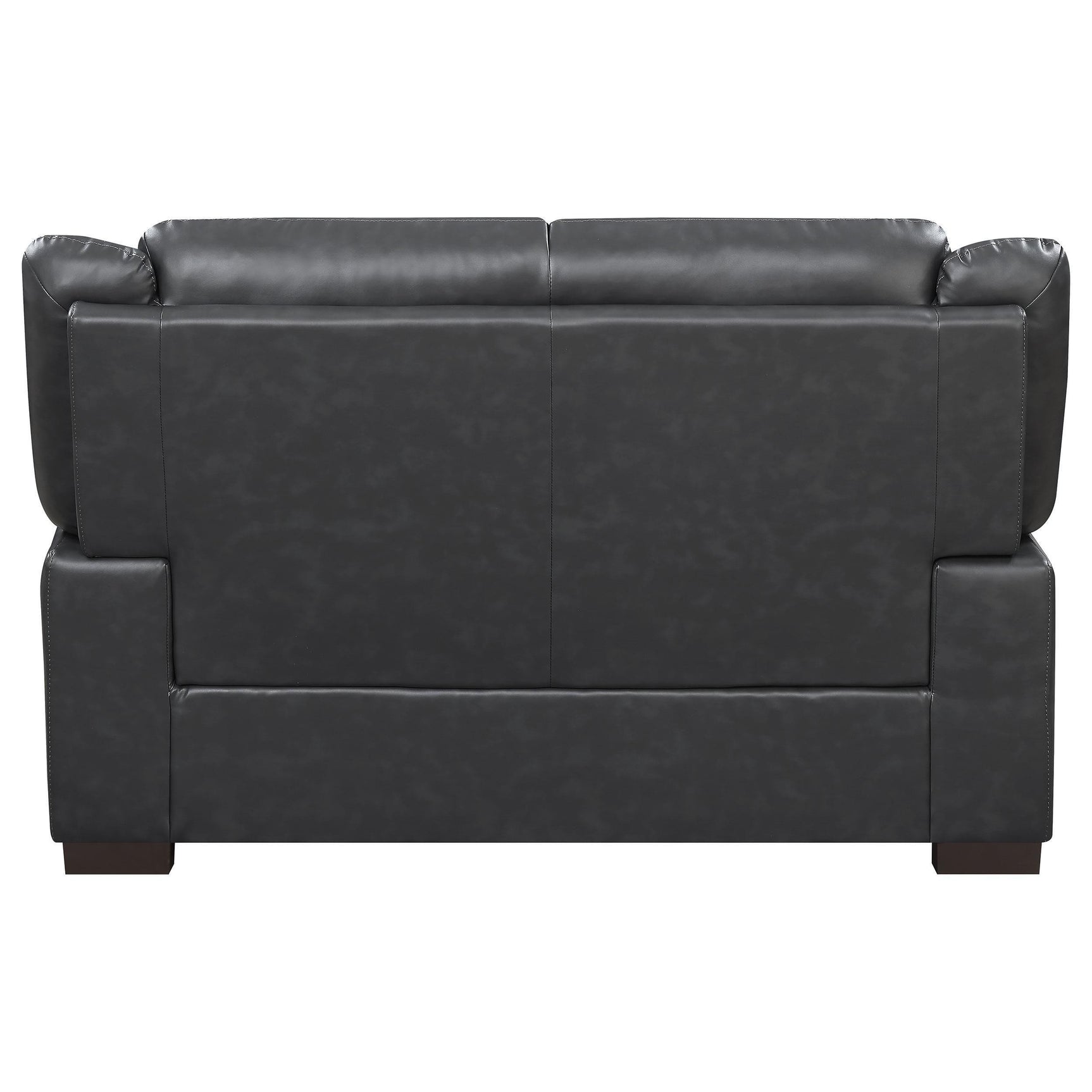 Arabella Arabella Brown Faux Leather Three-Piece Living Room Set 506591-S3 - Ella Furniture