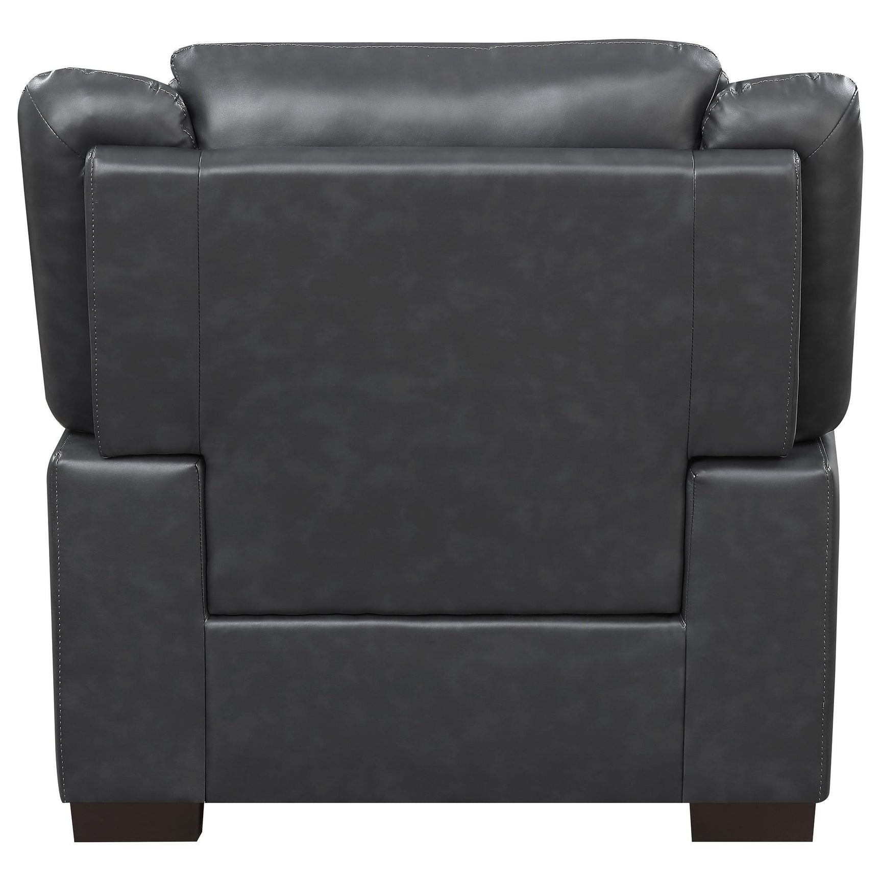 Arabella Arabella Brown Faux Leather Three-Piece Living Room Set 506591-S3 - Ella Furniture
