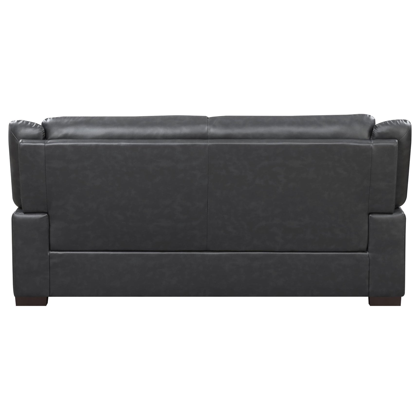 Arabella Arabella Brown Faux Leather Two-Piece Living Room Set 506591-S2 - Ella Furniture