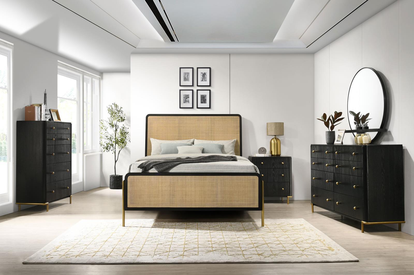 Arini Arini 5-Drawer Bedroom Chest Black 224335 - Ella Furniture
