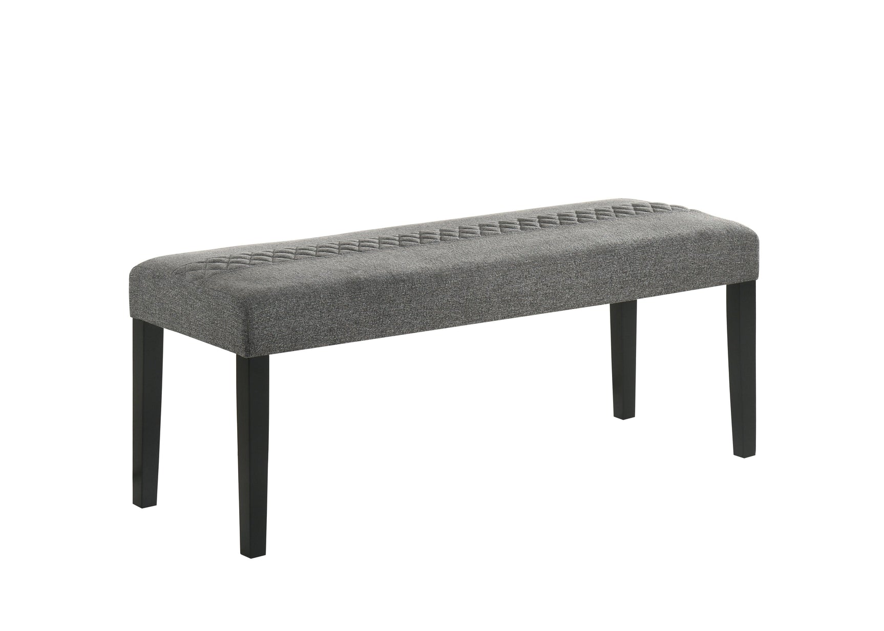 Arlene Gray Traditional Fabric Modern Wood Rectangular Dining Room Set - Ella Furniture