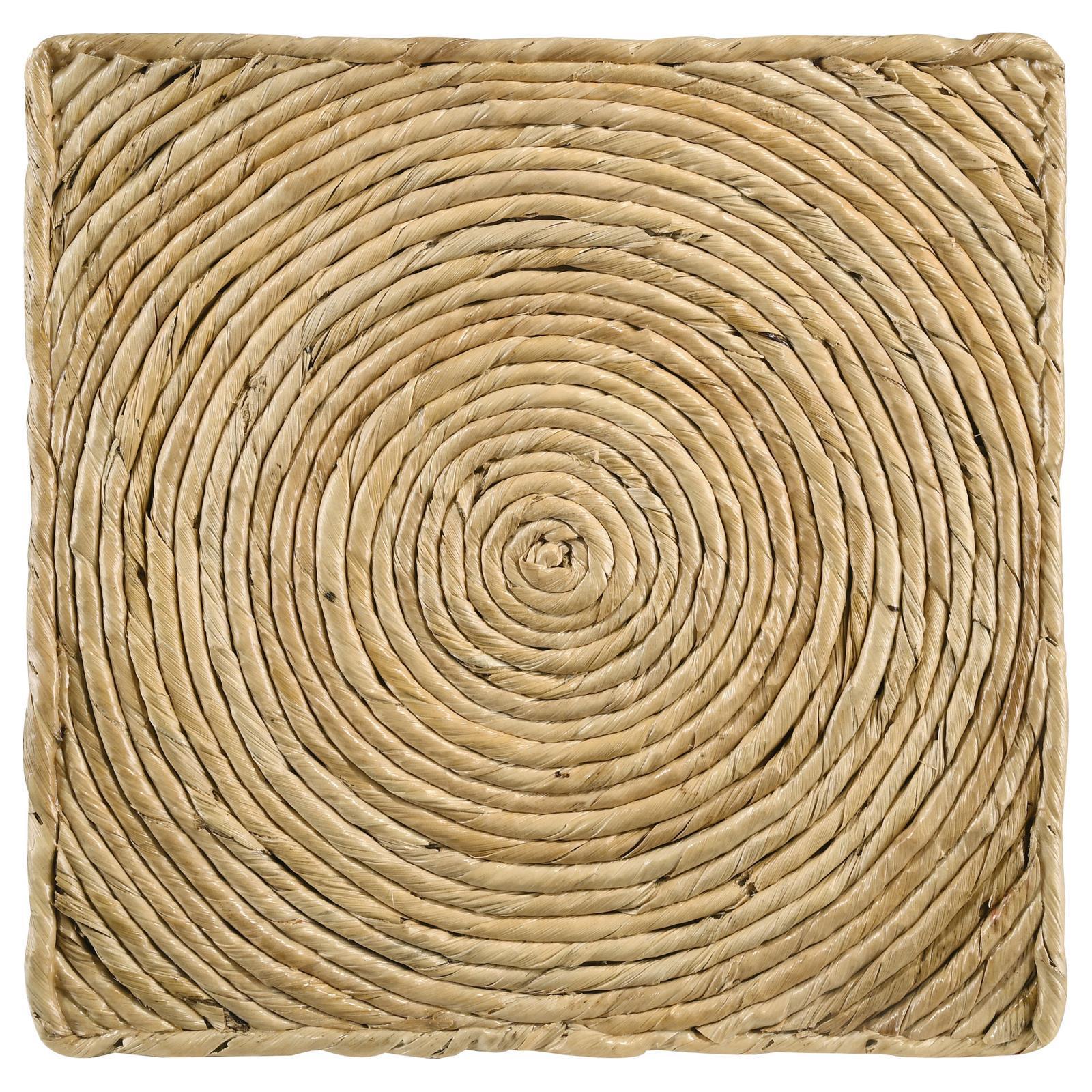 Artina Woven Rattan Round Coffee Table Natural Brown 708508 - Ella Furniture