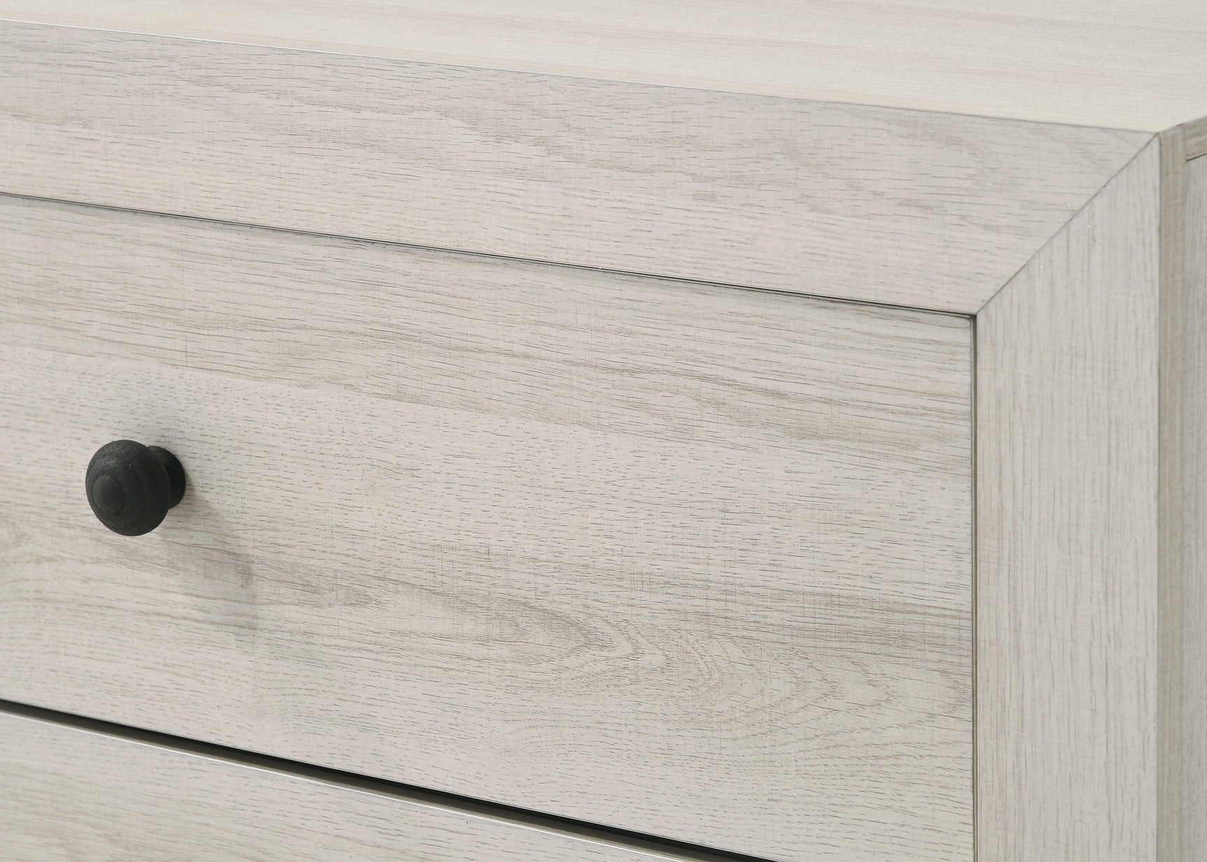 Atticus White Modern Contemporary Solid Wood And Veneers King Bed - Ella Furniture