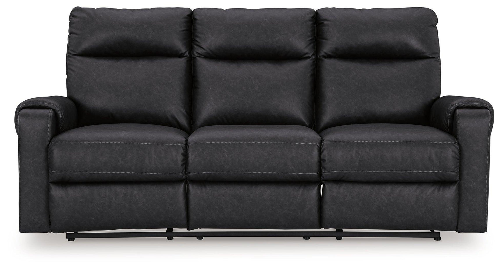 Axtellton Carbon Sofa, Loveseat and Recliner - Ella Furniture