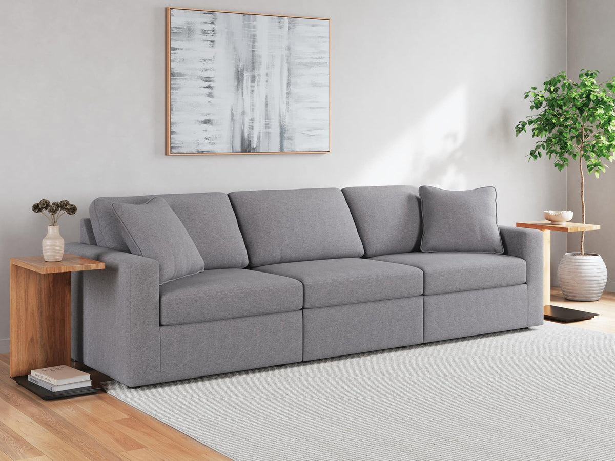 Modmax Granite Performance Fabric 3-Piece Sectional — product image 4