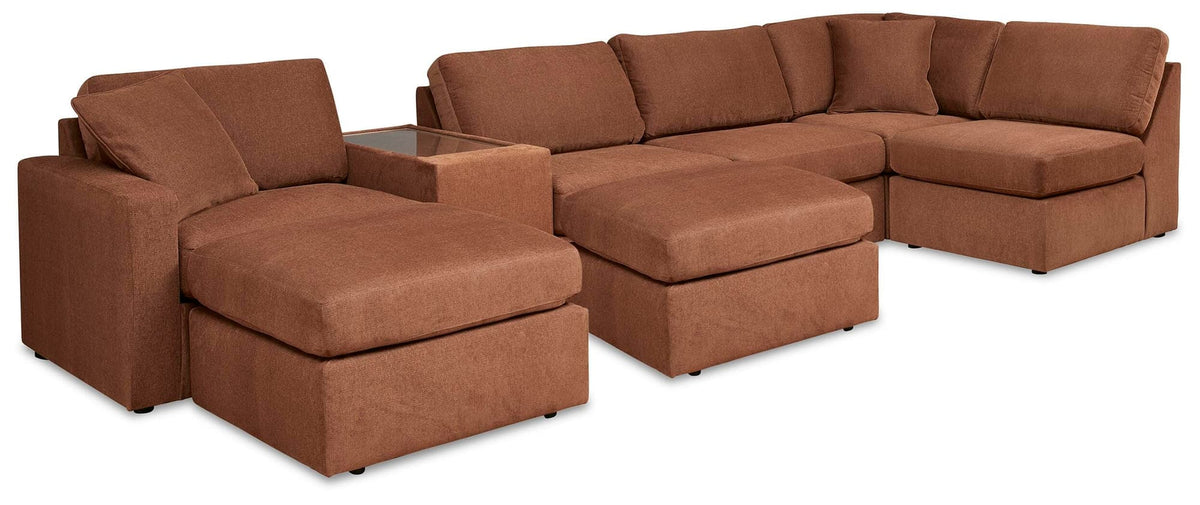 Modmax Spice 6-Piece Sectional with Ottoman — product image 2