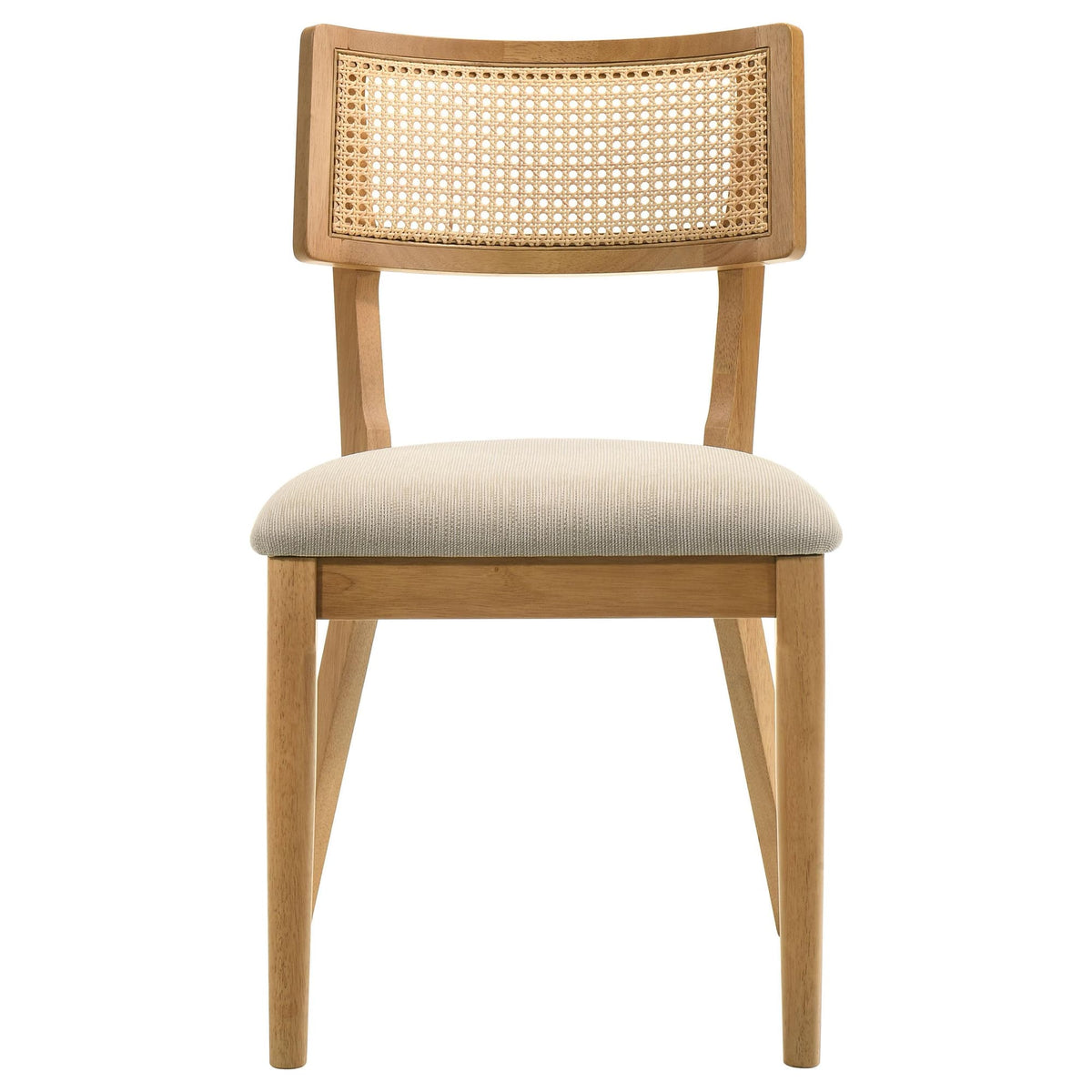 Fabra Cane Back Side Chair Honey Wheat Set of 2 — product image 4