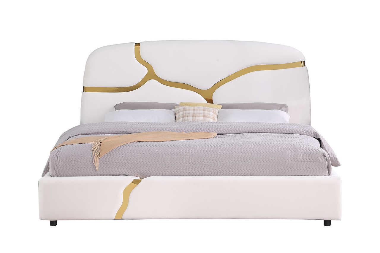 B838 Milan (White) (King Bed) - Ella Furniture