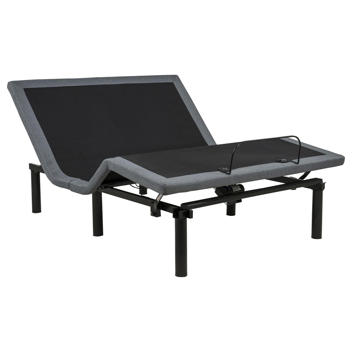 Tasca Full Dual-Motor Adjustable Bed Base in Black — product view