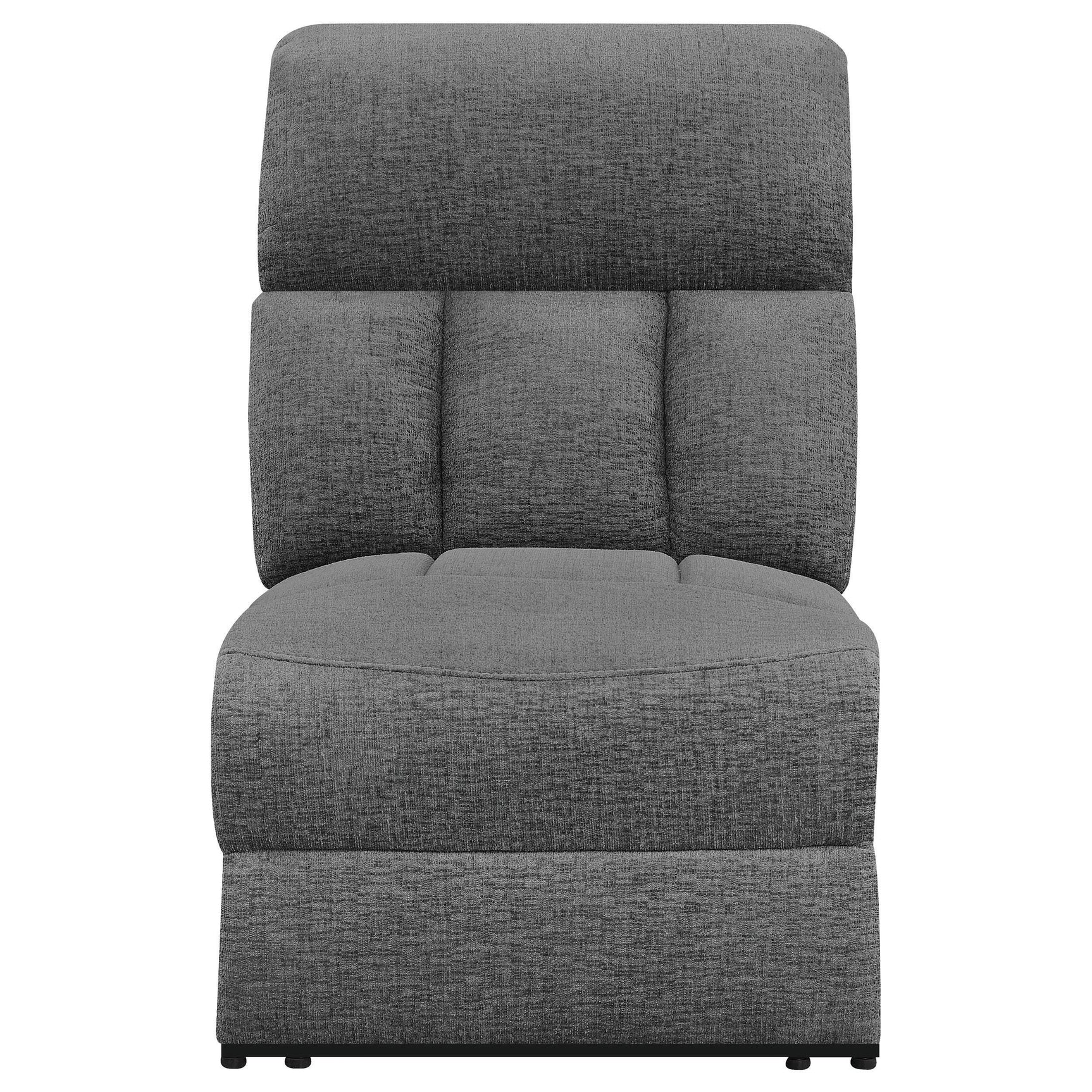 Bahrain 5-piece Upholstered Home Theater Seating Charcoal 609541T - Ella Furniture