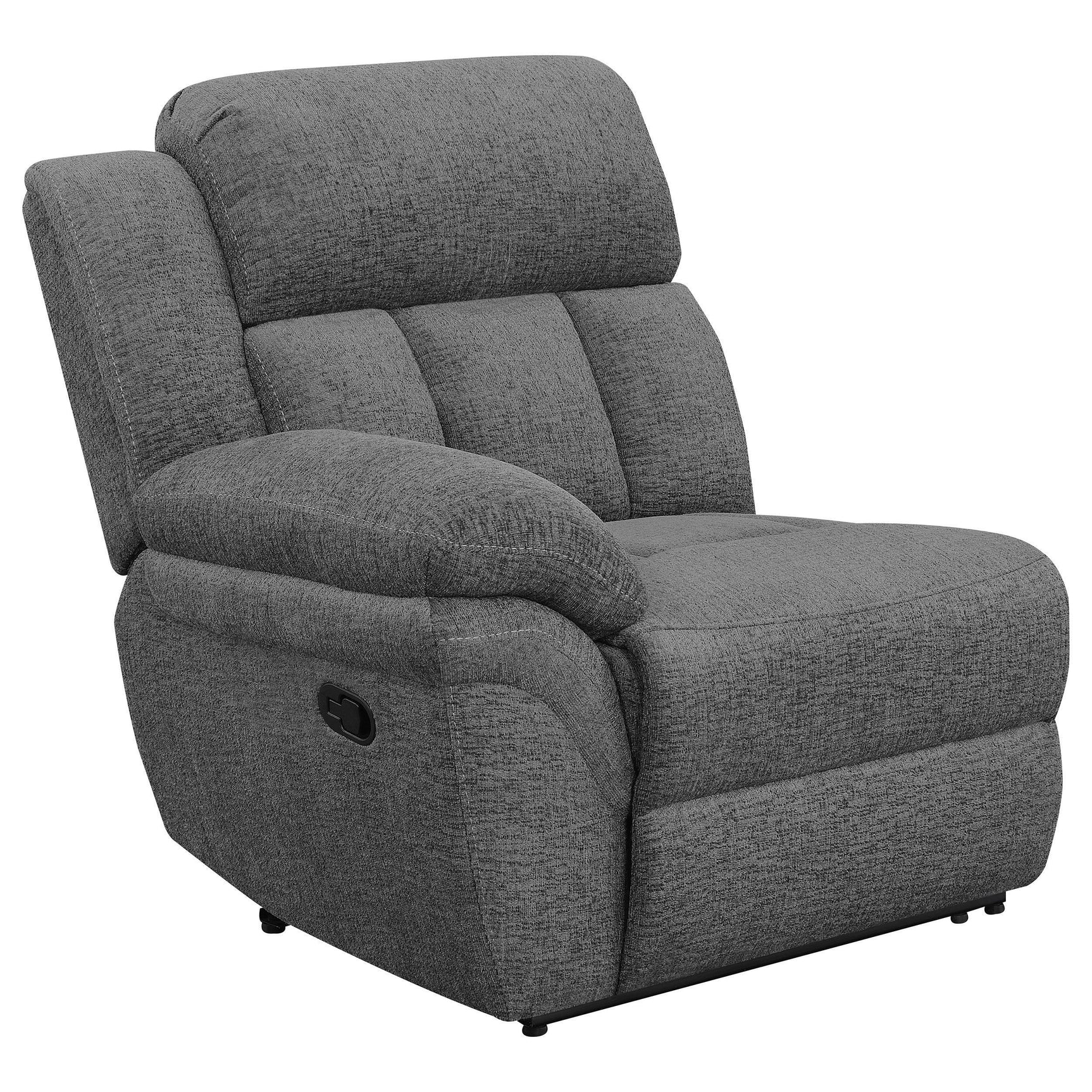 Bahrain 5-piece Upholstered Home Theater Seating Charcoal 609541T - Ella Furniture