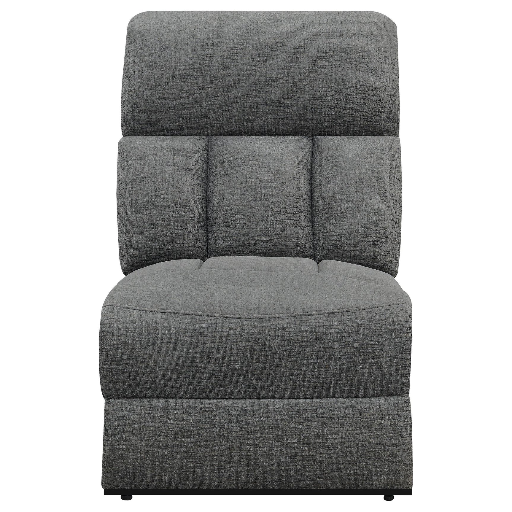 Bahrain Upholstered Motion Sofa Charcoal 609541 - Ella Furniture