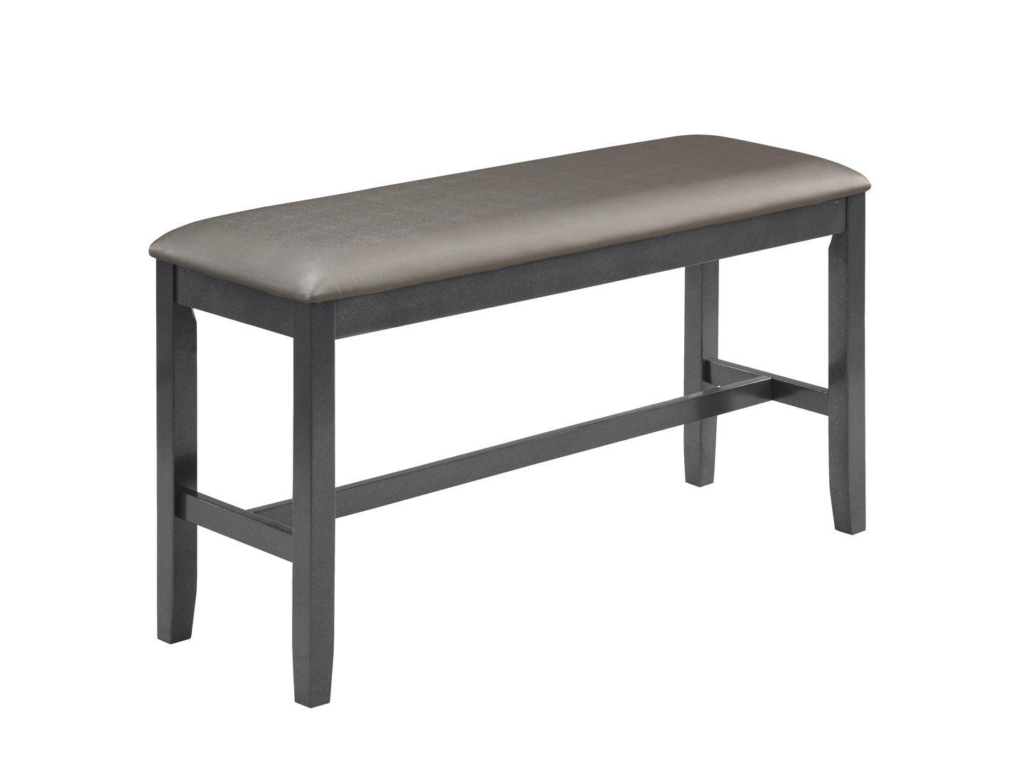 Bankston Gray Seats Counter Height Dining Room Set - Ella Furniture