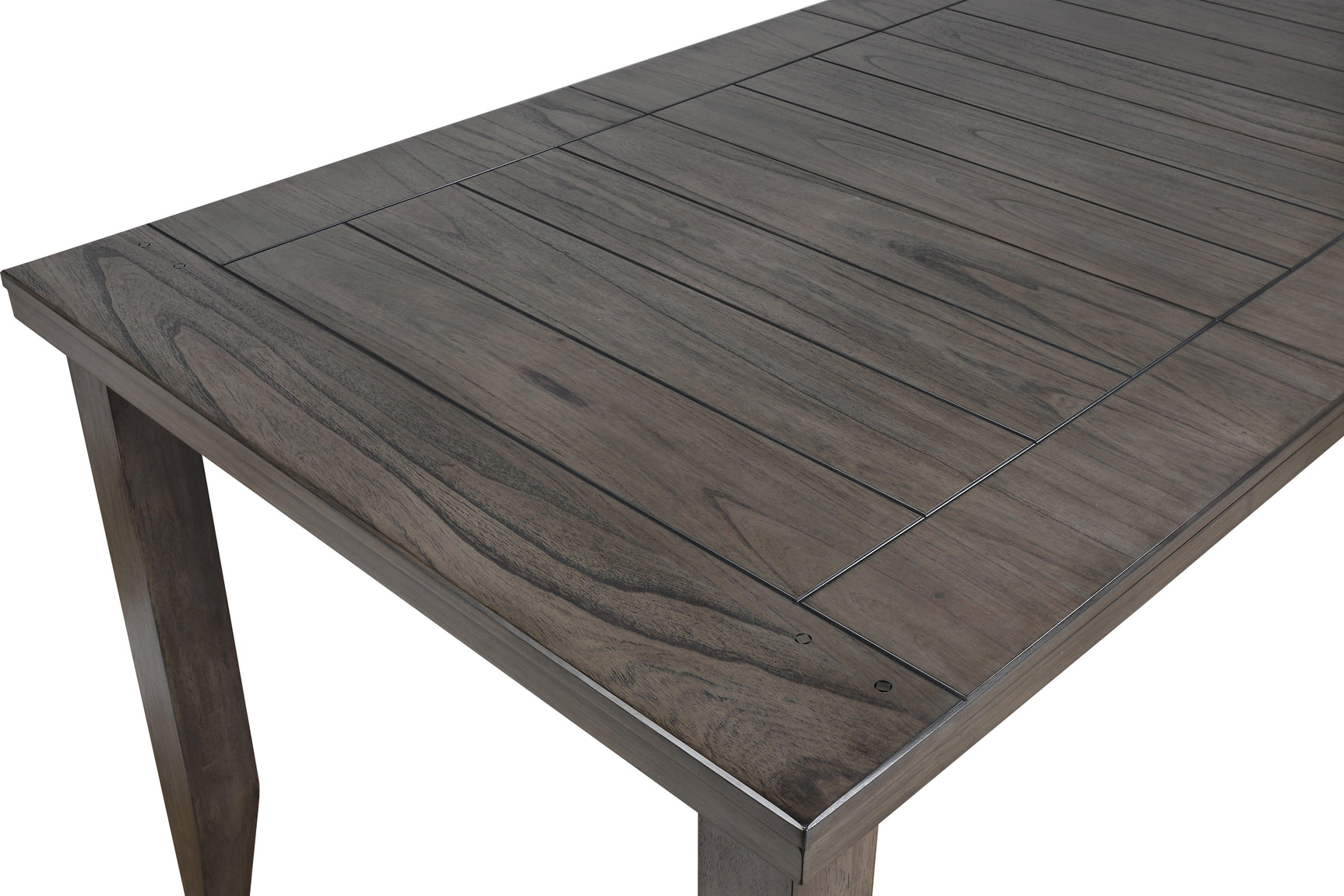 Bardstown Gray Modern Traditional Wood Rectangular Counter Height Dining Room Set - Ella Furniture
