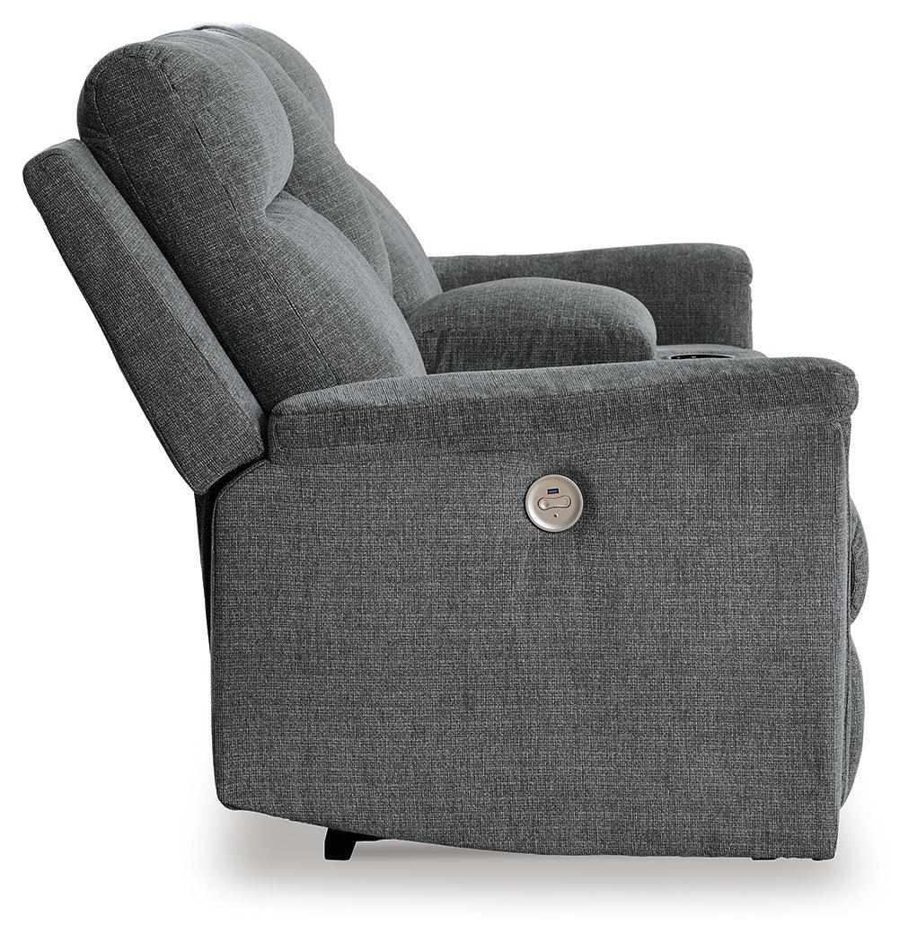 Barnsana Gravel Sofa, Loveseat and Recliner - Ella Furniture