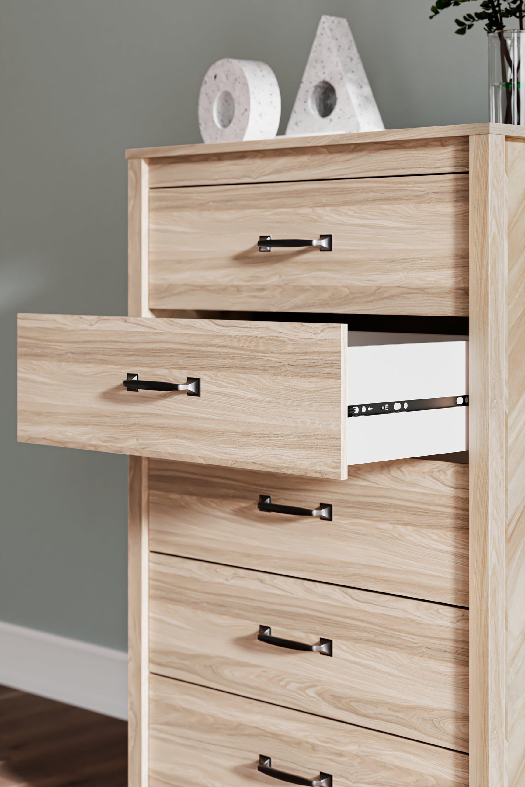 Battelle Tan Chest Of Drawers - Ella Furniture