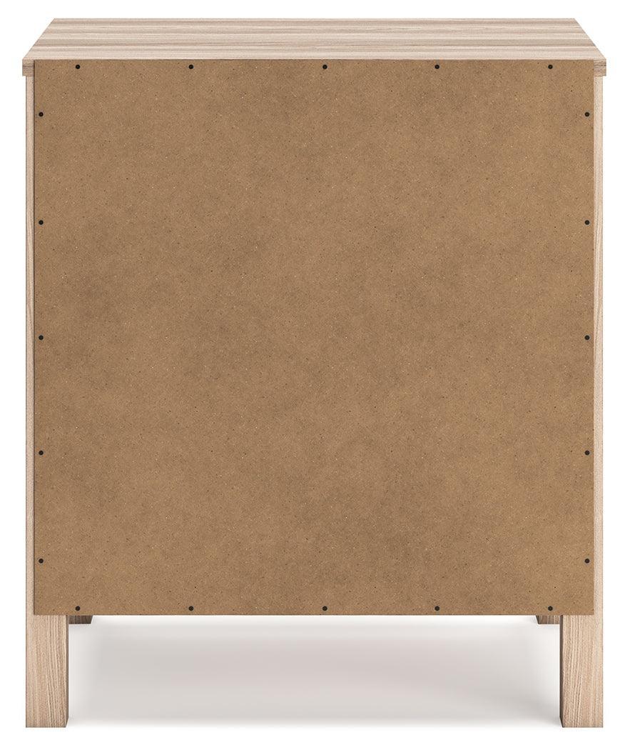 Battelle Tan Nightstand - Ella Furniture