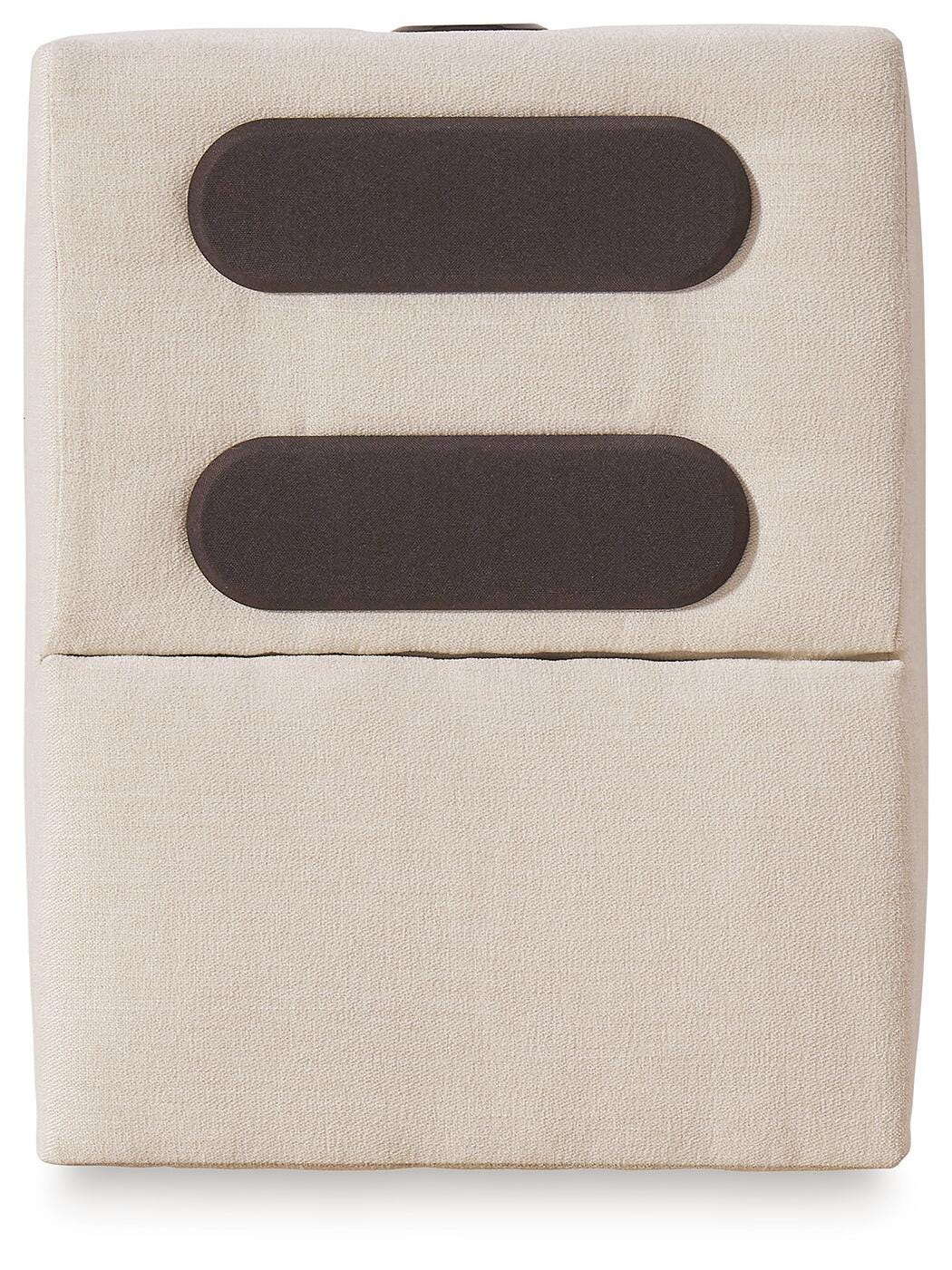 Modmax Oyster Performance Fabric 5-Piece Sectional — front view