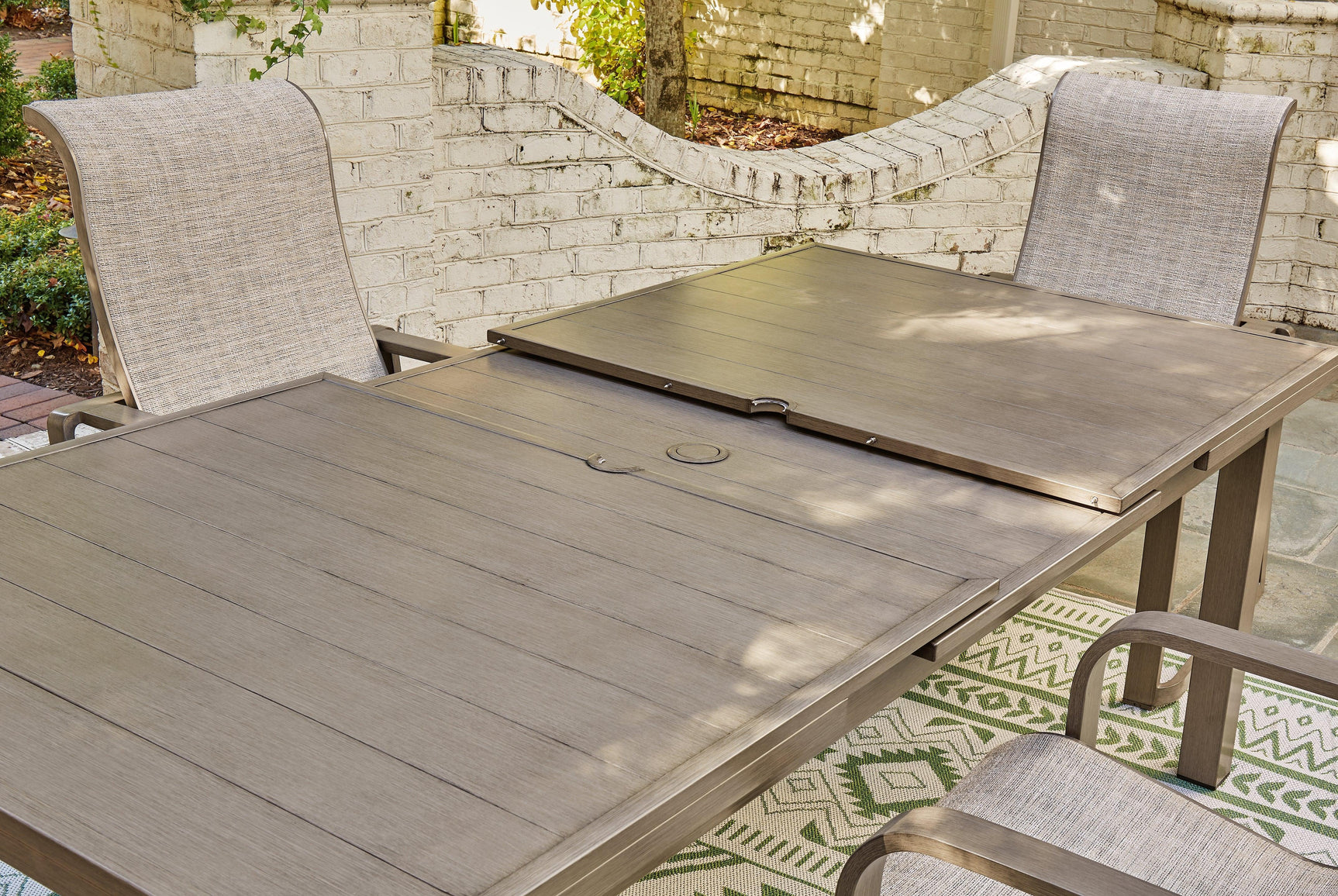 Beach Front Beige Outdoor Dining Table P323-635 - Ella Furniture