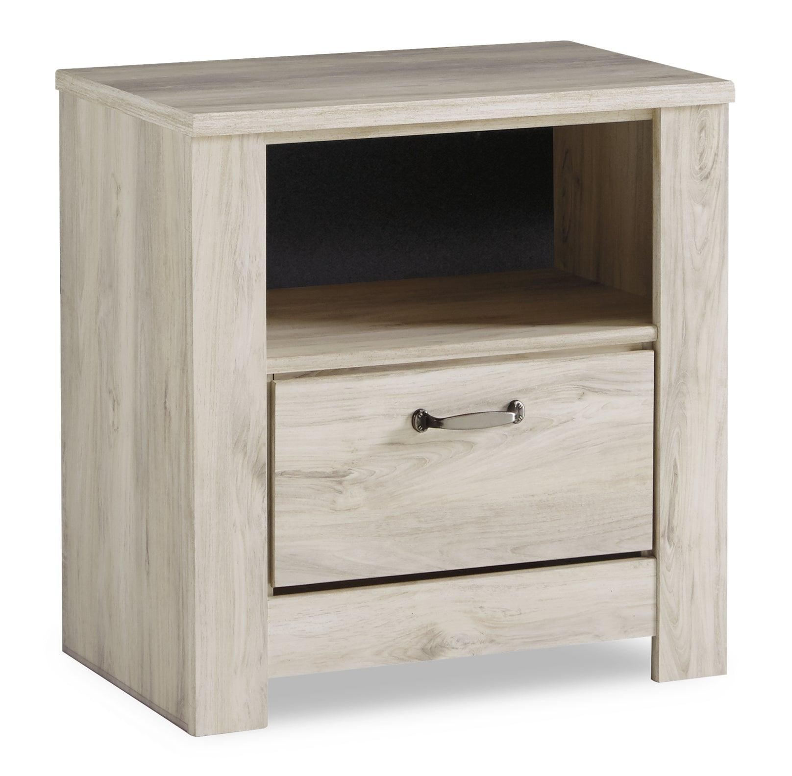 Bellaby Whitewash Platform 2 Storage Bedroom Set - Ella Furniture