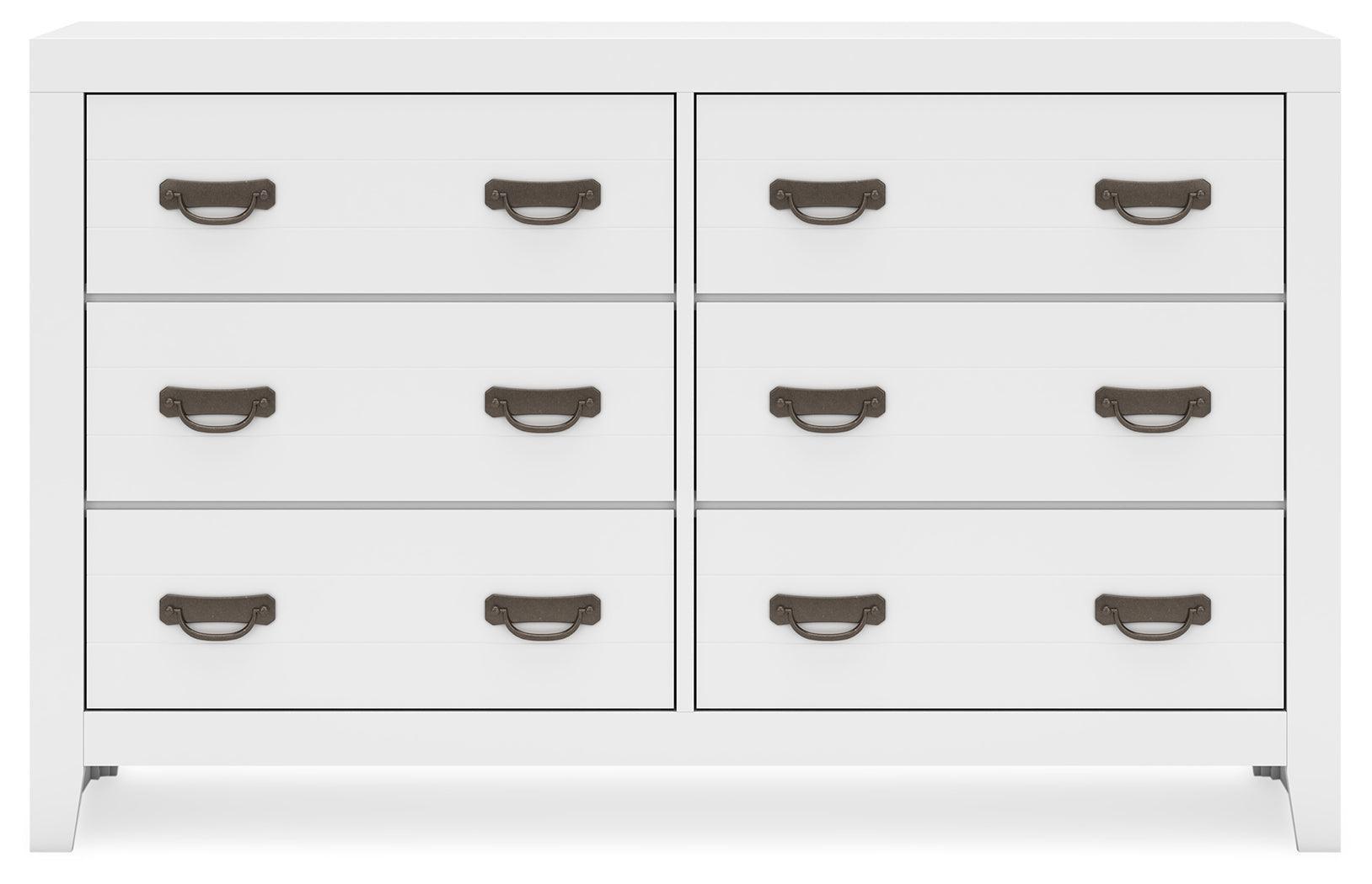 Binterglen White Dresser - Ella Furniture