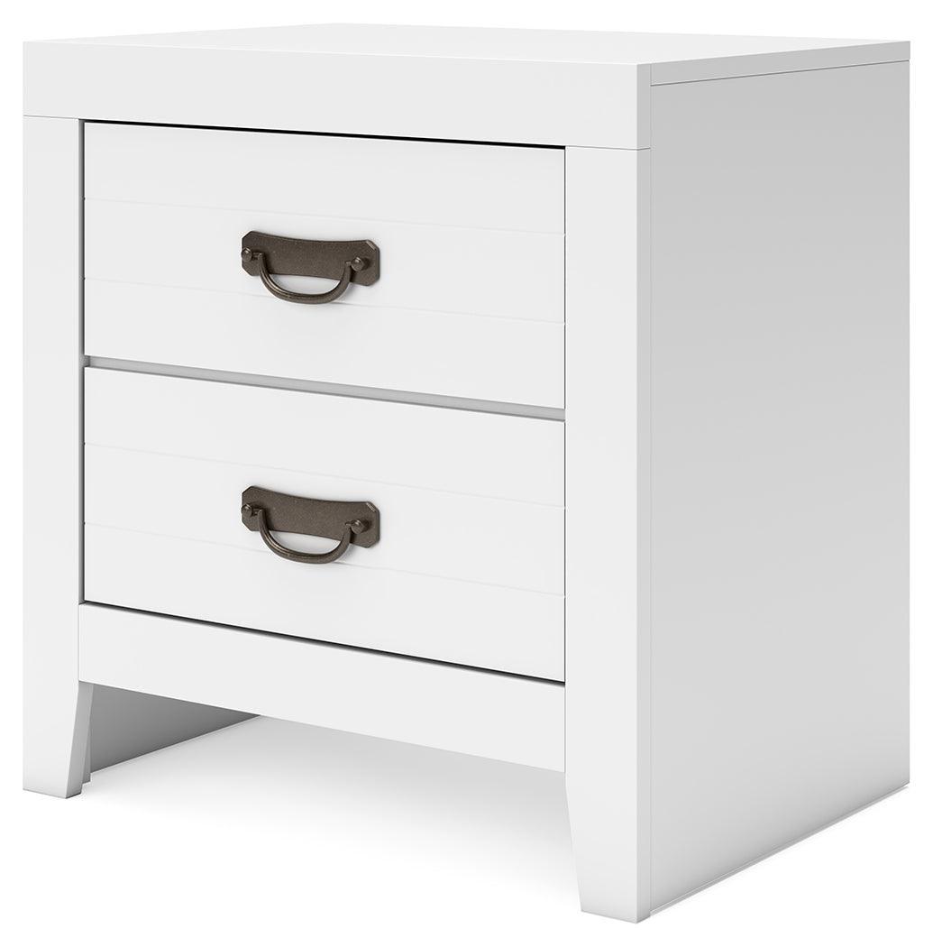 Binterglen White Nightstand - Ella Furniture