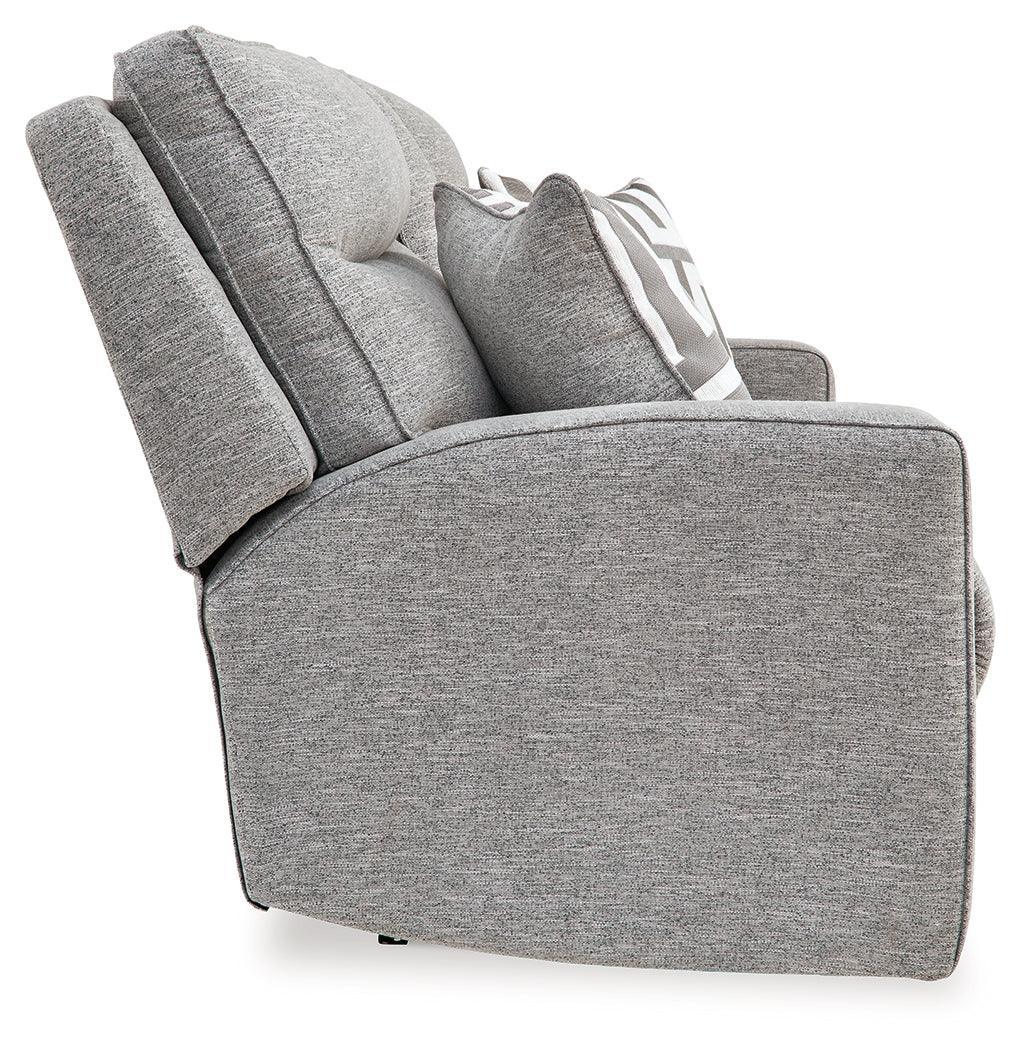 Biscoe Pewter Sofa, Loveseat And Recliner - Ella Furniture