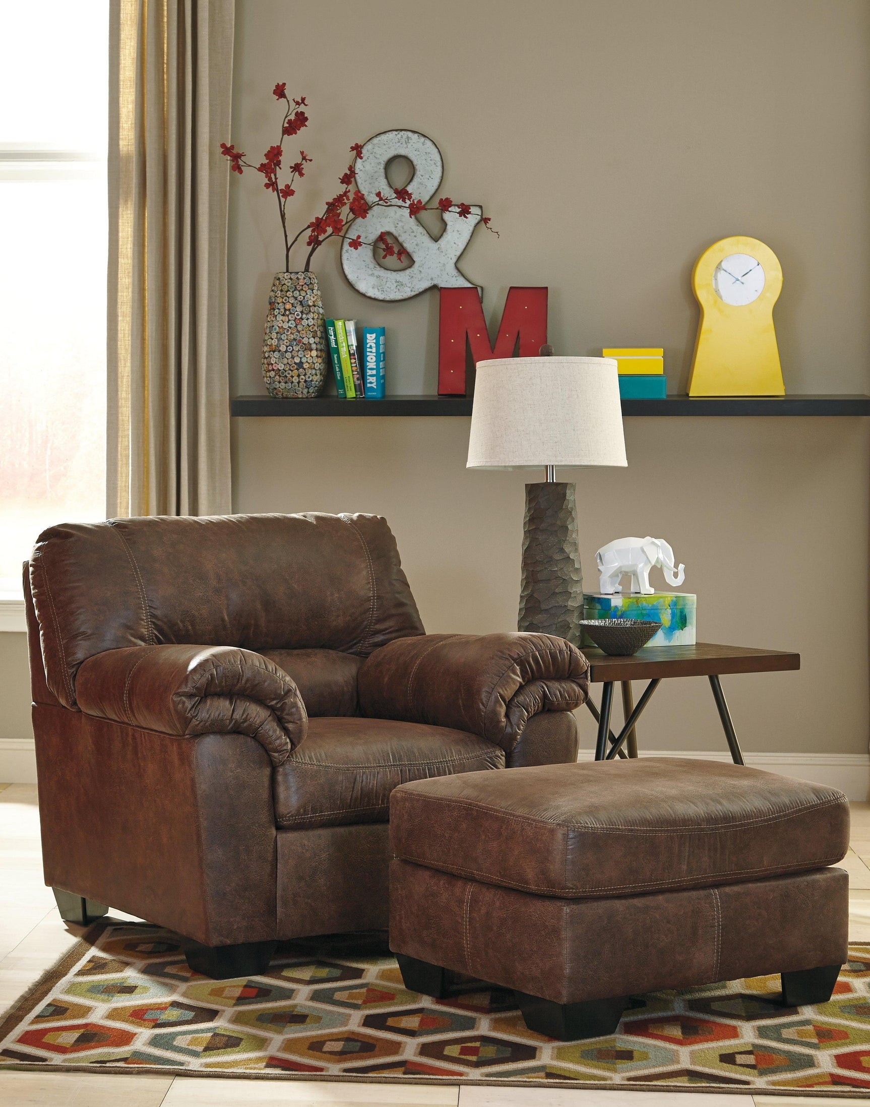Bladen Coffee Chair And Ottoman - Ella Furniture