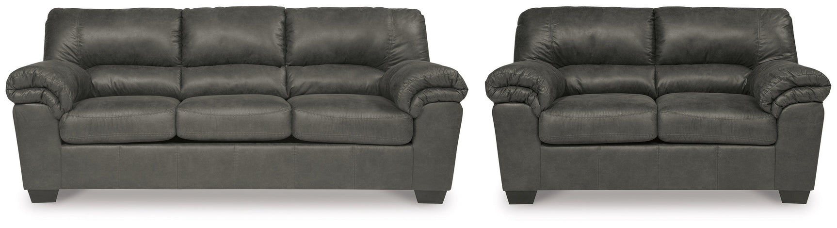 Bladen Slate Sofa And Loveseat - Ella Furniture