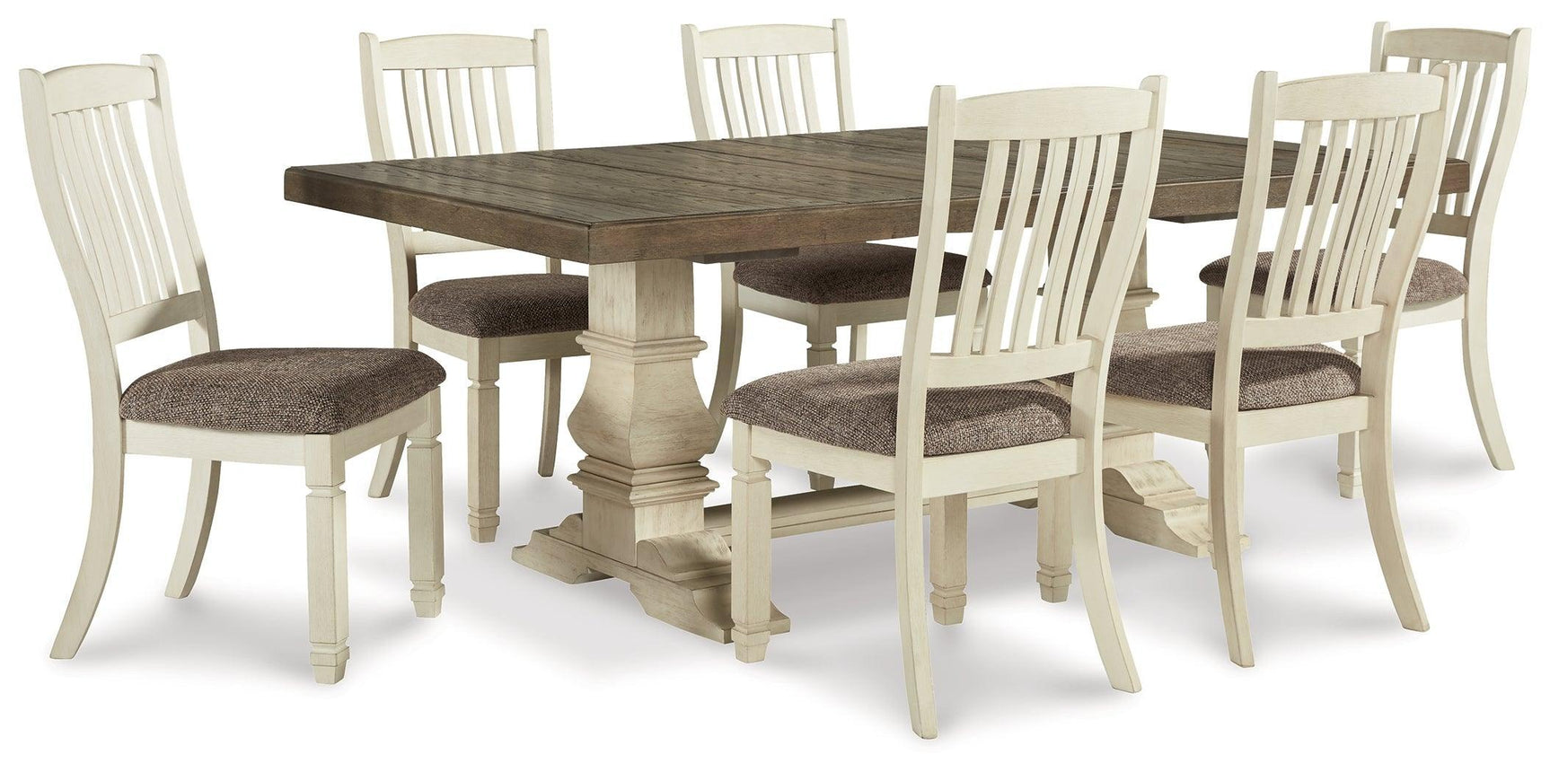 Bolanburg Antique White Rectangular Dining Room Set - Ella Furniture