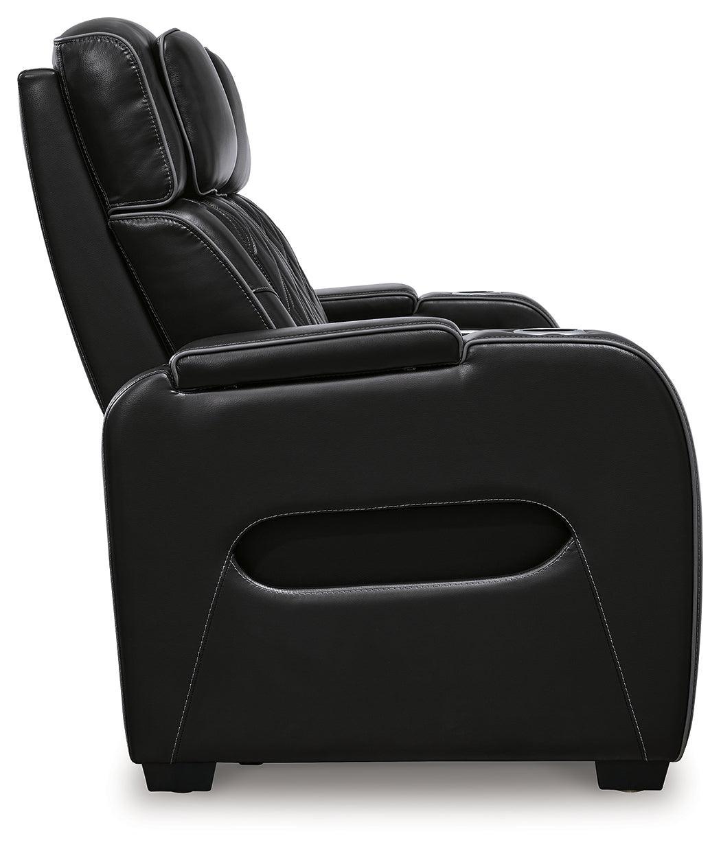 Boyington Black Sofa, Loveseat And Recliner - Ella Furniture