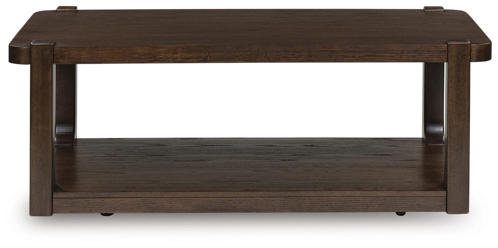 Breckington Dark Brown Coffee Table view 4