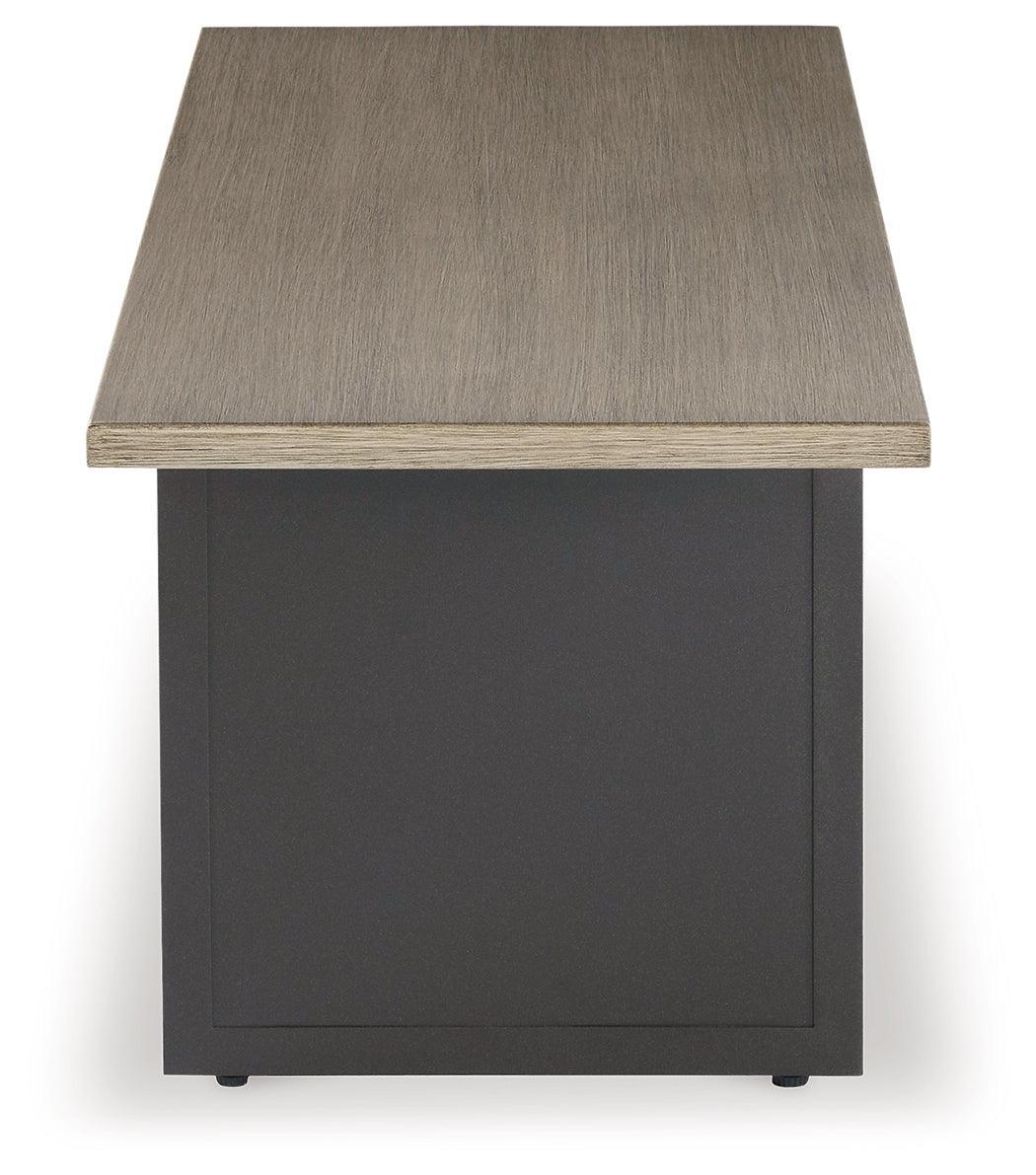 Bree Brown Zee 4-Piece Outdoor Sectional With End Table - Ella Furniture